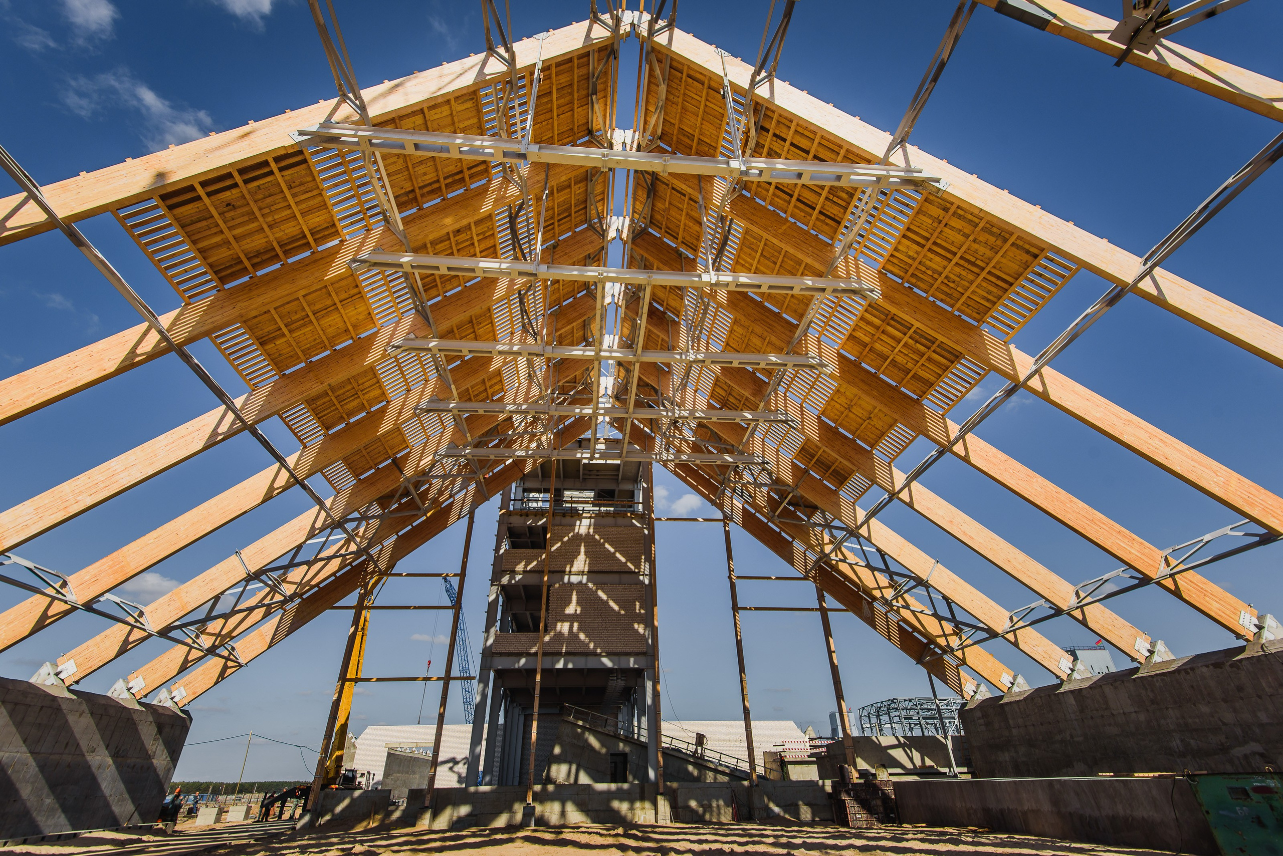 Незавершенное строительство. Фотограф Олег Юршевич Солигорск Минск