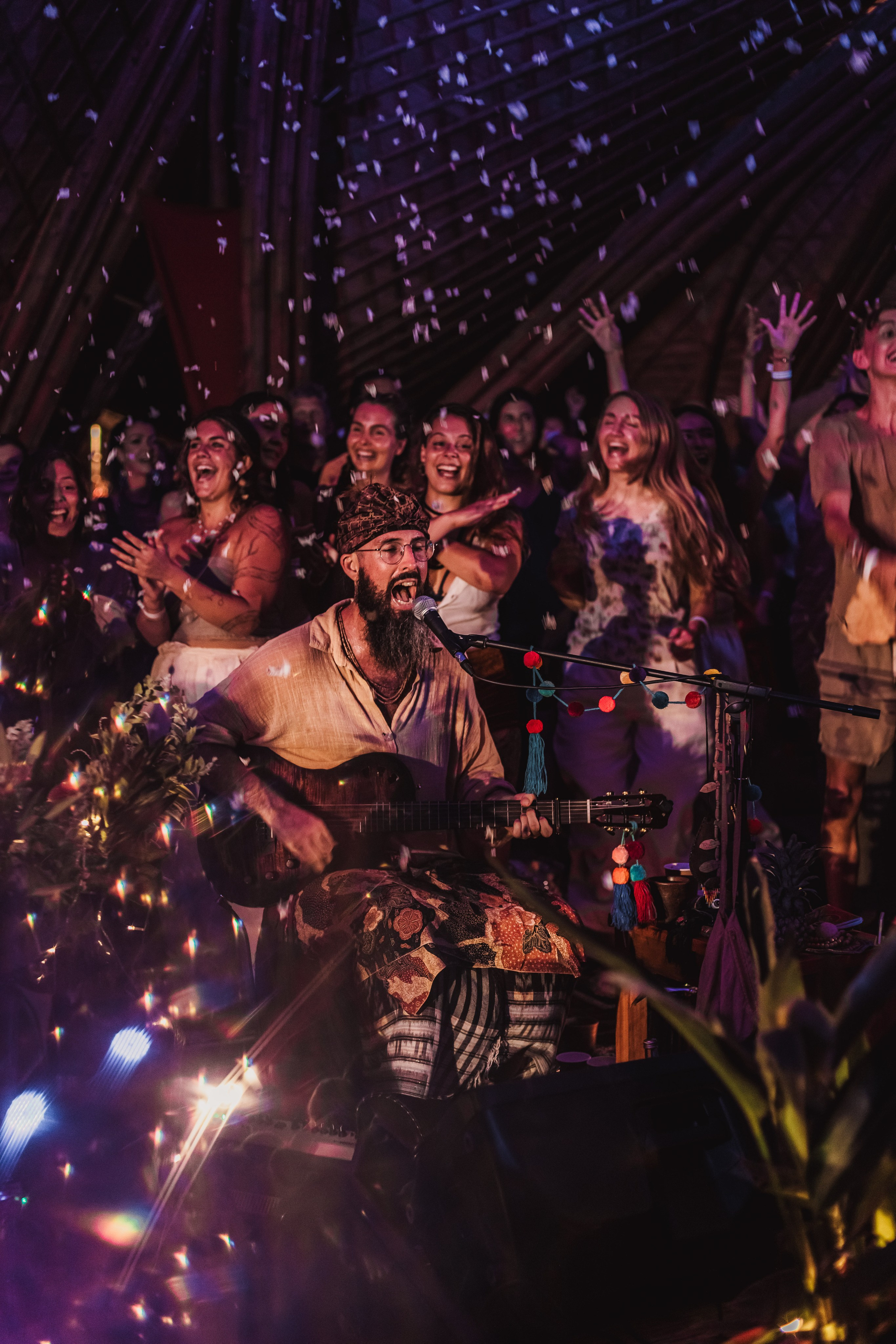 Hanuman Project kirtan at Alchemy april. Mariam Bagdasaryan