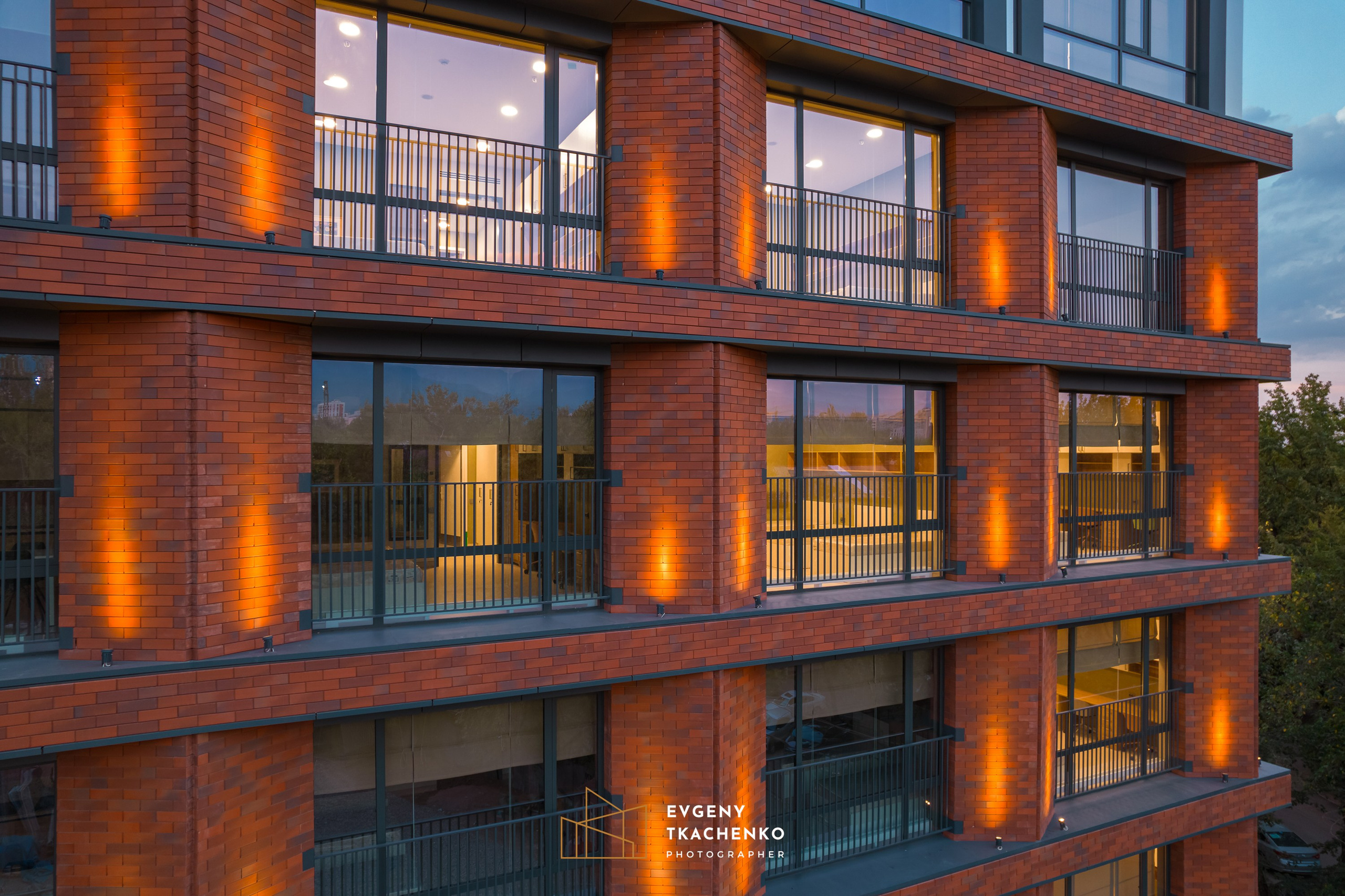 Общежитие университета NarXoz в Алматы. Архитектурный и интерьерный фотограф в Казахстане