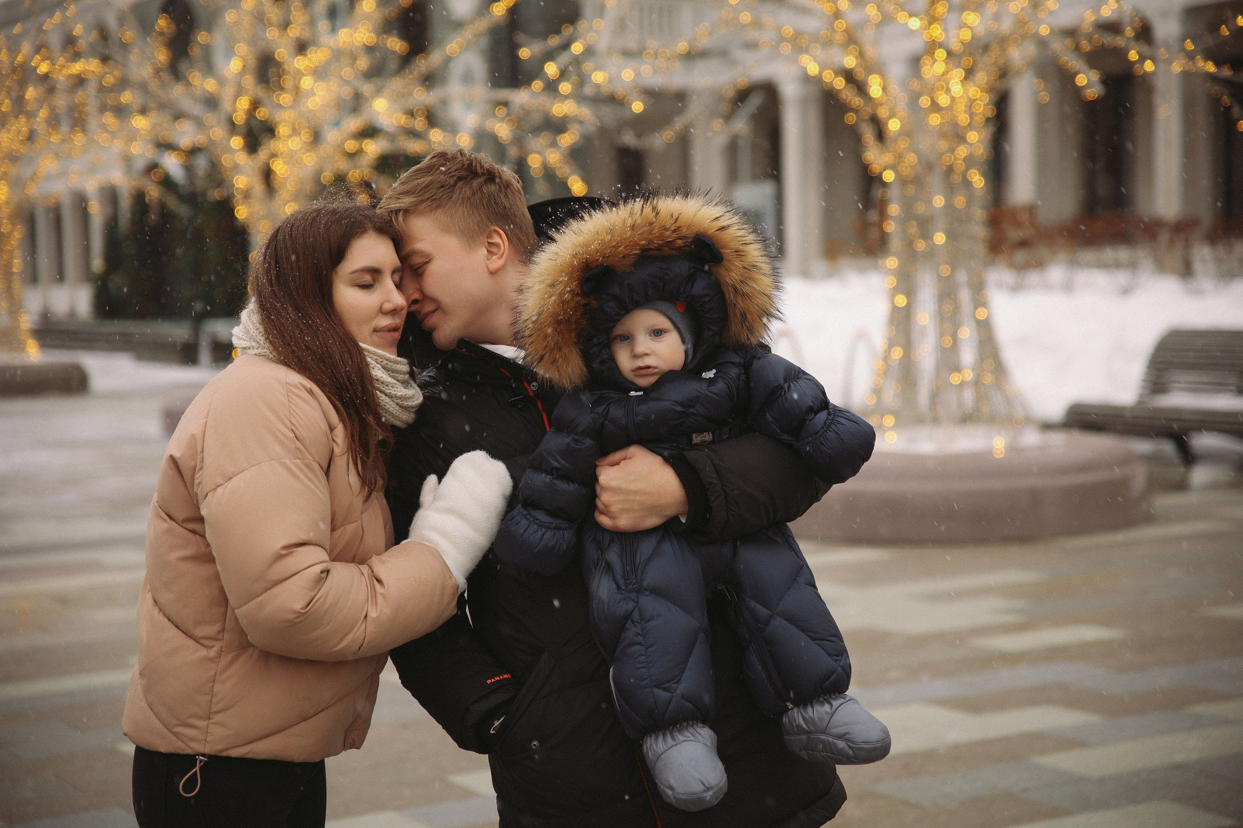 Семейная фотосессия прогулка. Фотограф Владимир Москва