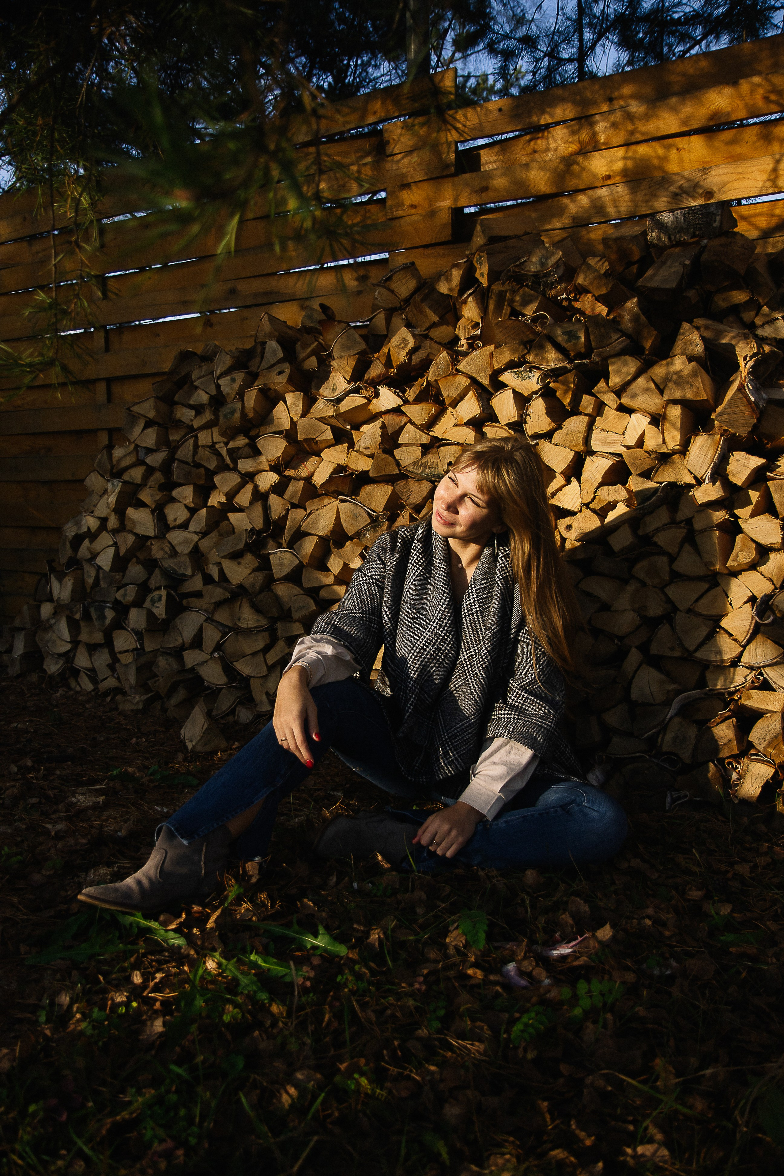 Семейная фотосессия в загородном домике. Семейный фотограф в Томске Максимова Екатерина