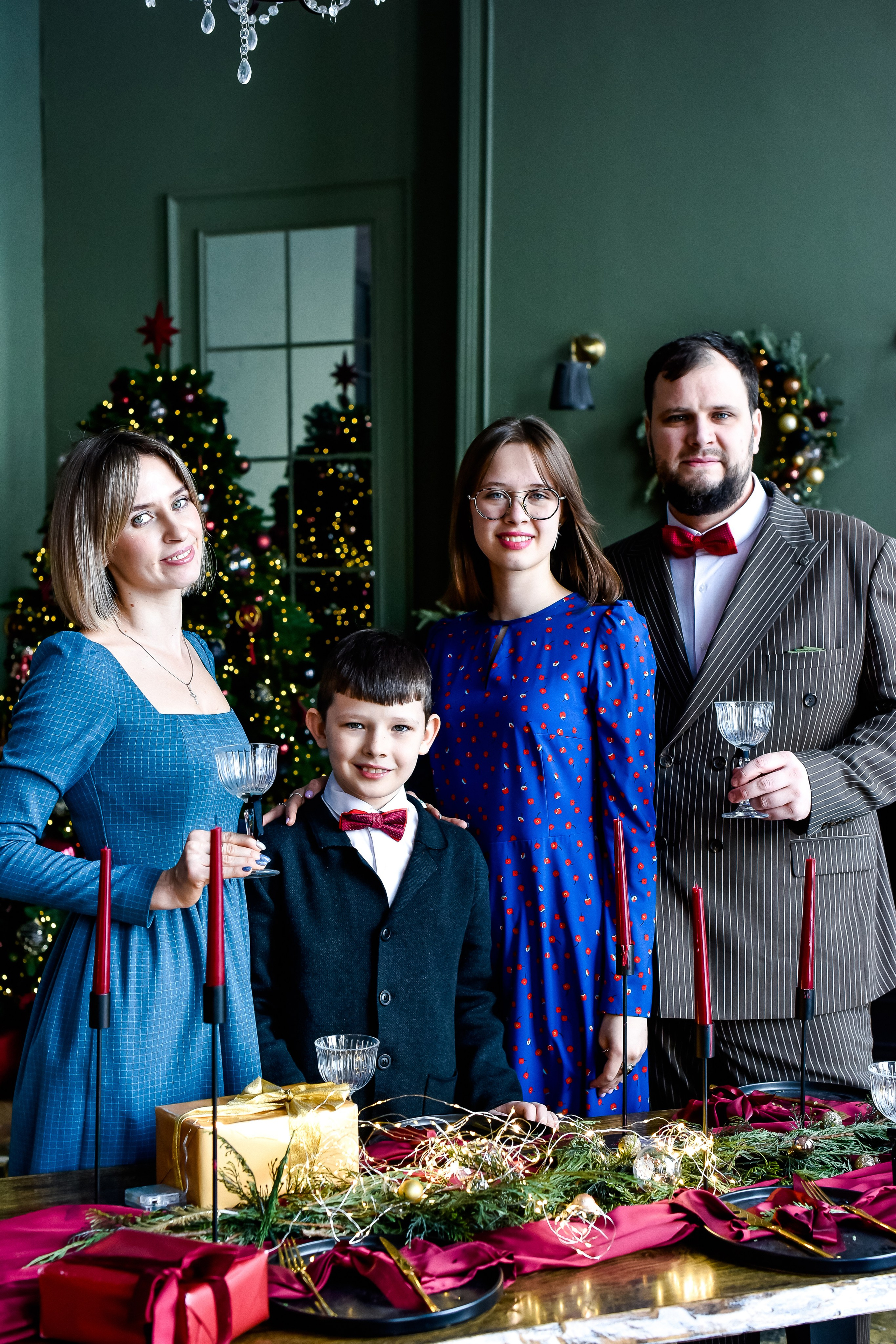 Дружная семья Настеньки