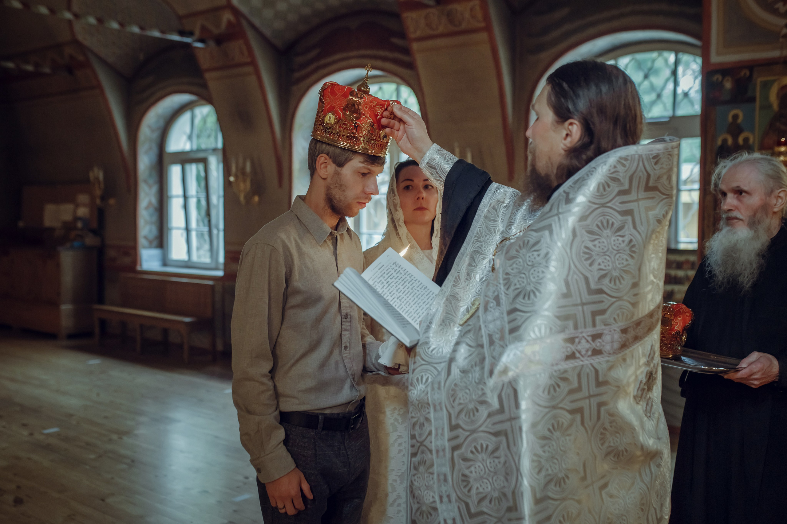 Венчание Андрея и Елены. Фотограф на Крещение, семейный фотограф в Москве