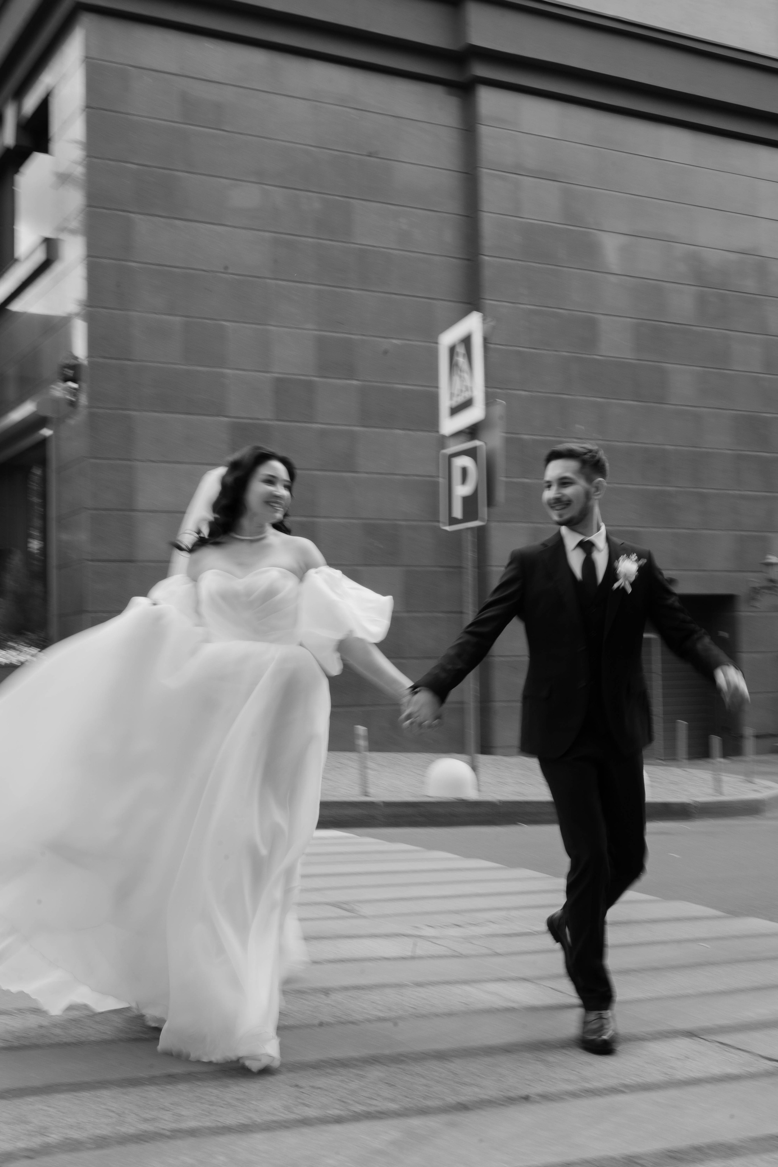 Прогулочная фотосессия молодожен по городу Казань