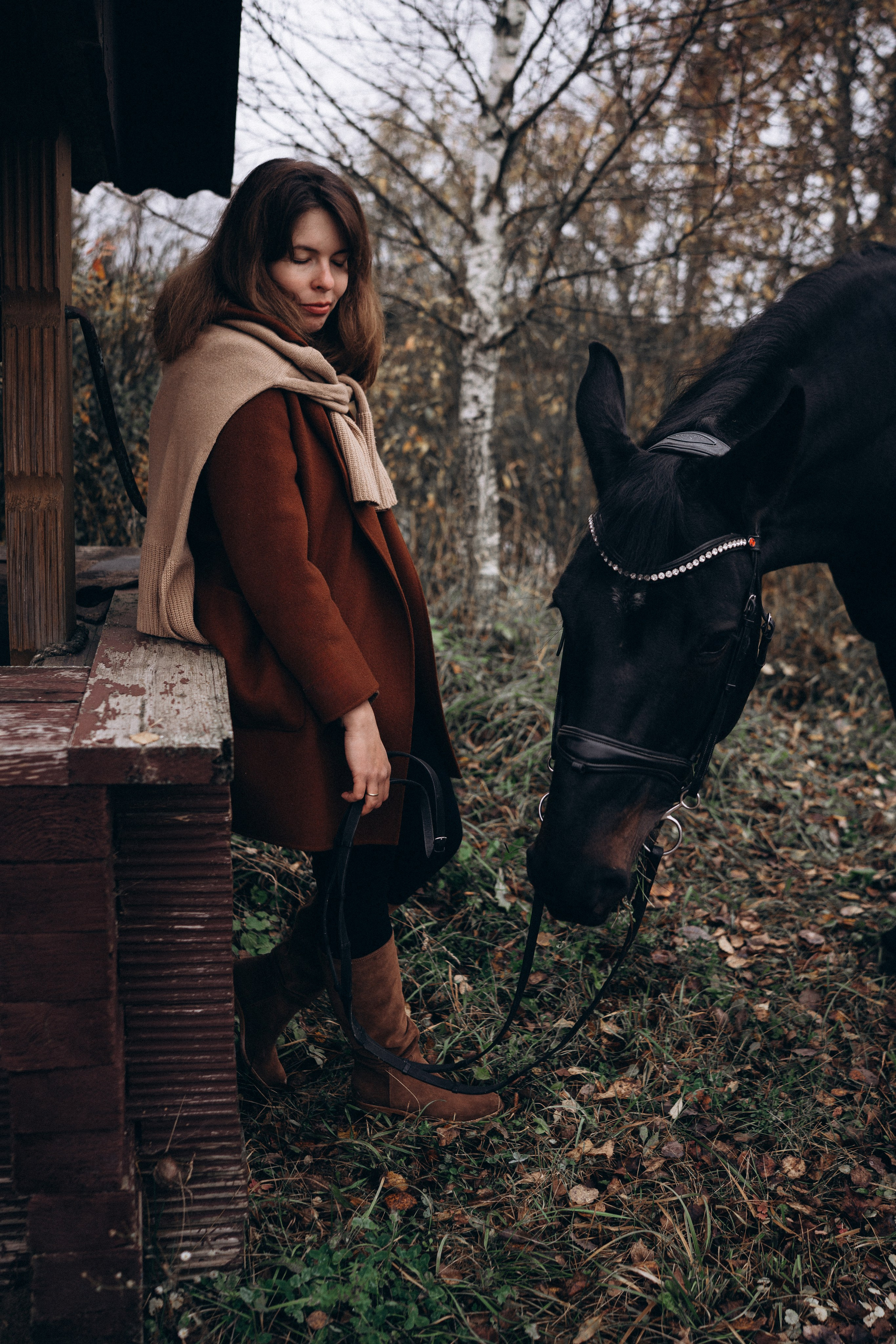 Фотосессия с лошадьми. Фотограф Новорожденных в Москве. Семейные истории в стиле LIFE