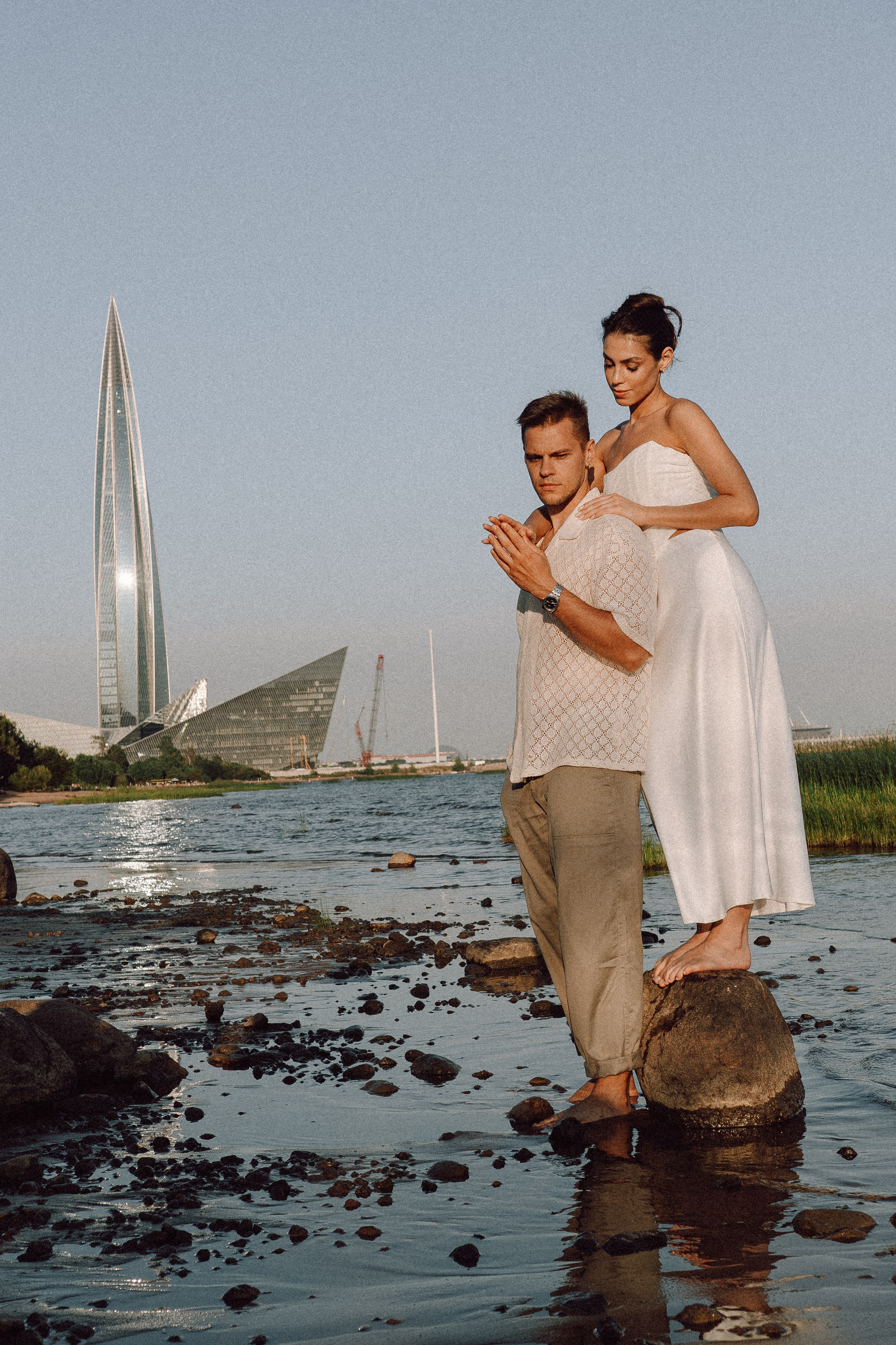 СВАДЕБНАЯ ФОТОСЕССИЯ ВЫЕЗДНОЙ ЦЕРЕМОНИИ (ФИНСКИЙ ЗАЛИВ). Профессиональный фотограф, Санкт-Петербург — Виктория Богомолова