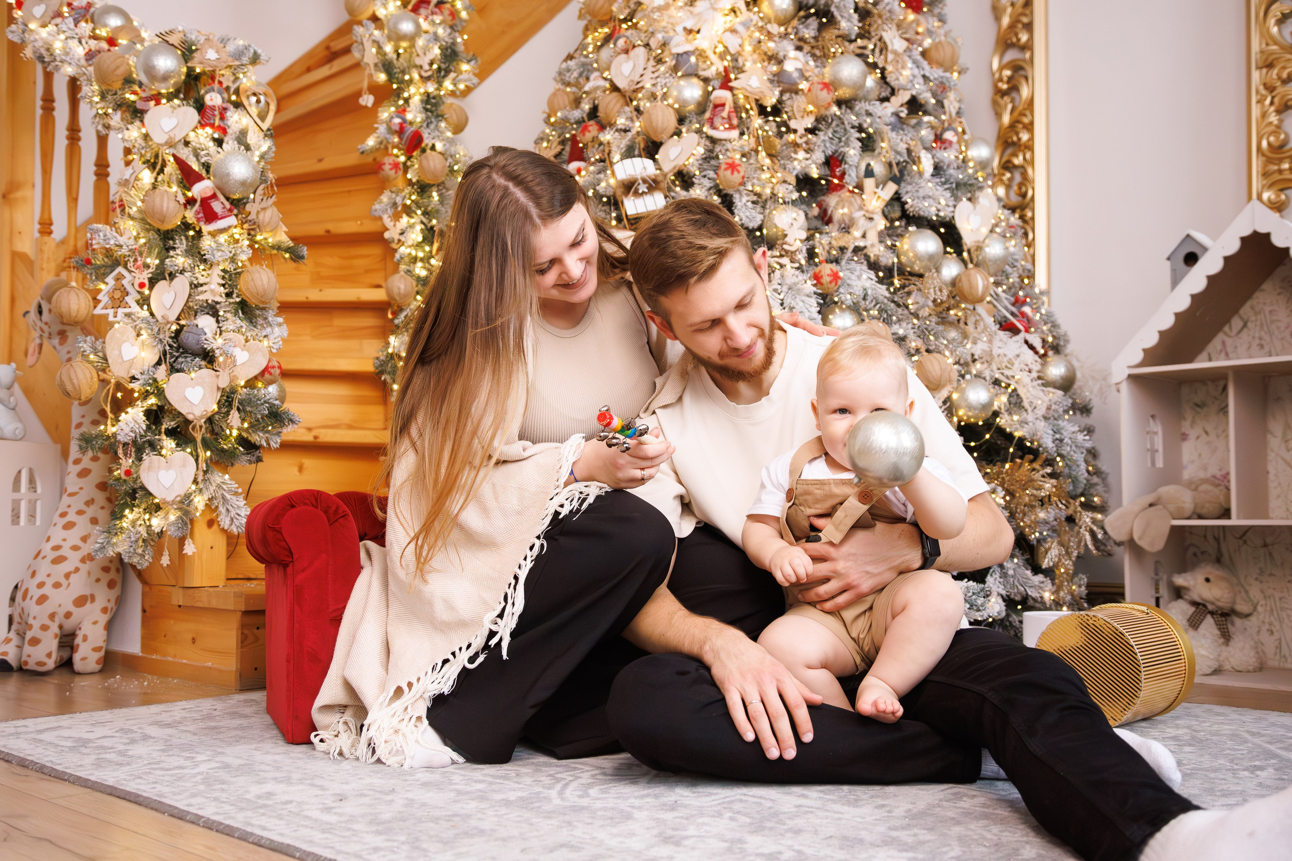 Семейная + новогодняя. Анастасия, Фотограф женского портрета и беременности в стиле vogue