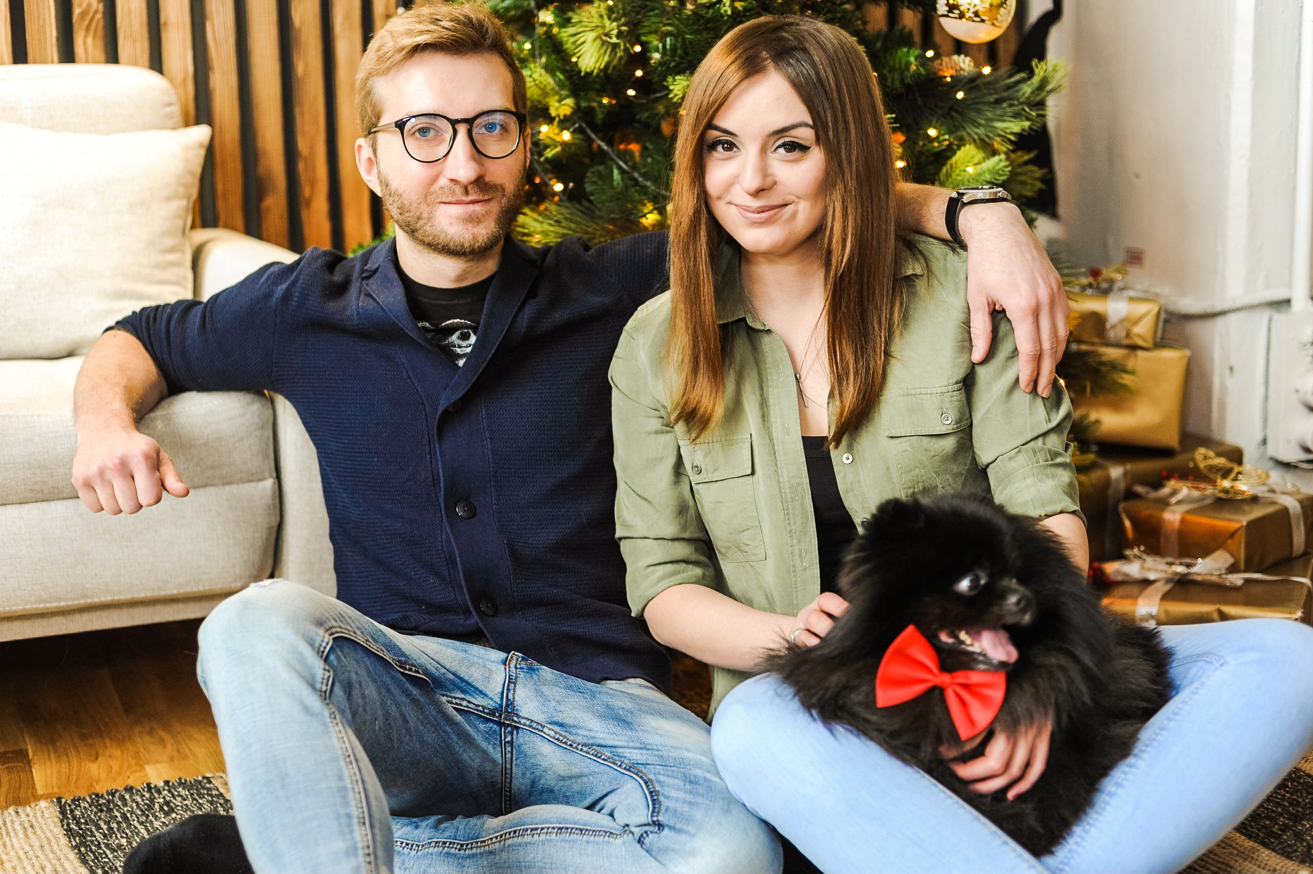 New Year's photo shoot. Photographer Irina Khorosheva