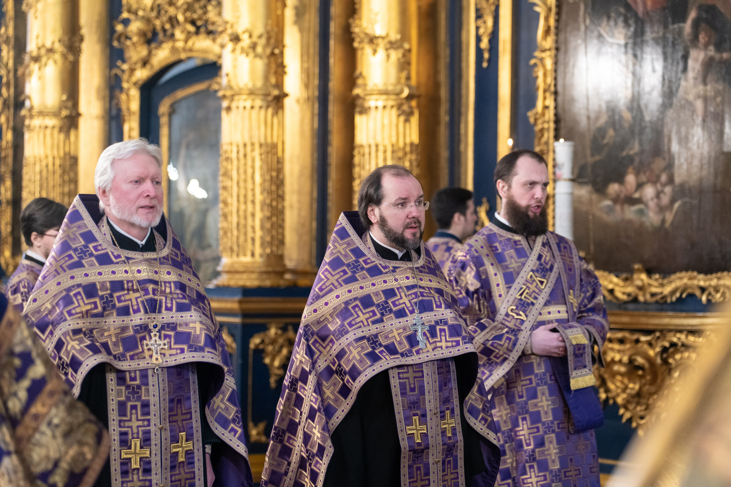 Воскресное бдение в канун Недели Крестопоклонной. НИКОЛО-БОГОЯВЛЕНСКИЙ МОРСКОЙ СОБОР