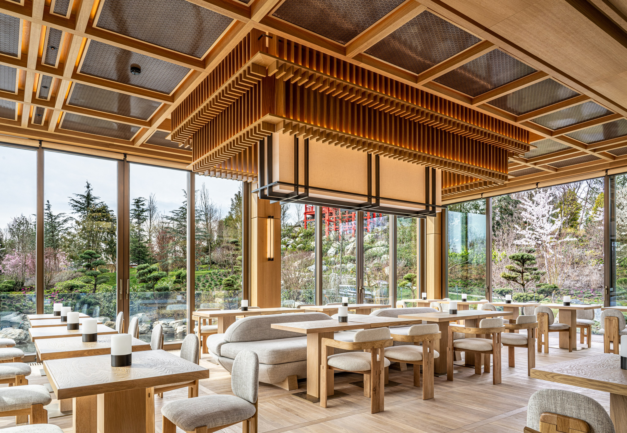 Рётэй — ресторан в японском саду. Интерьерный фотограф Краснодар Денис Педань