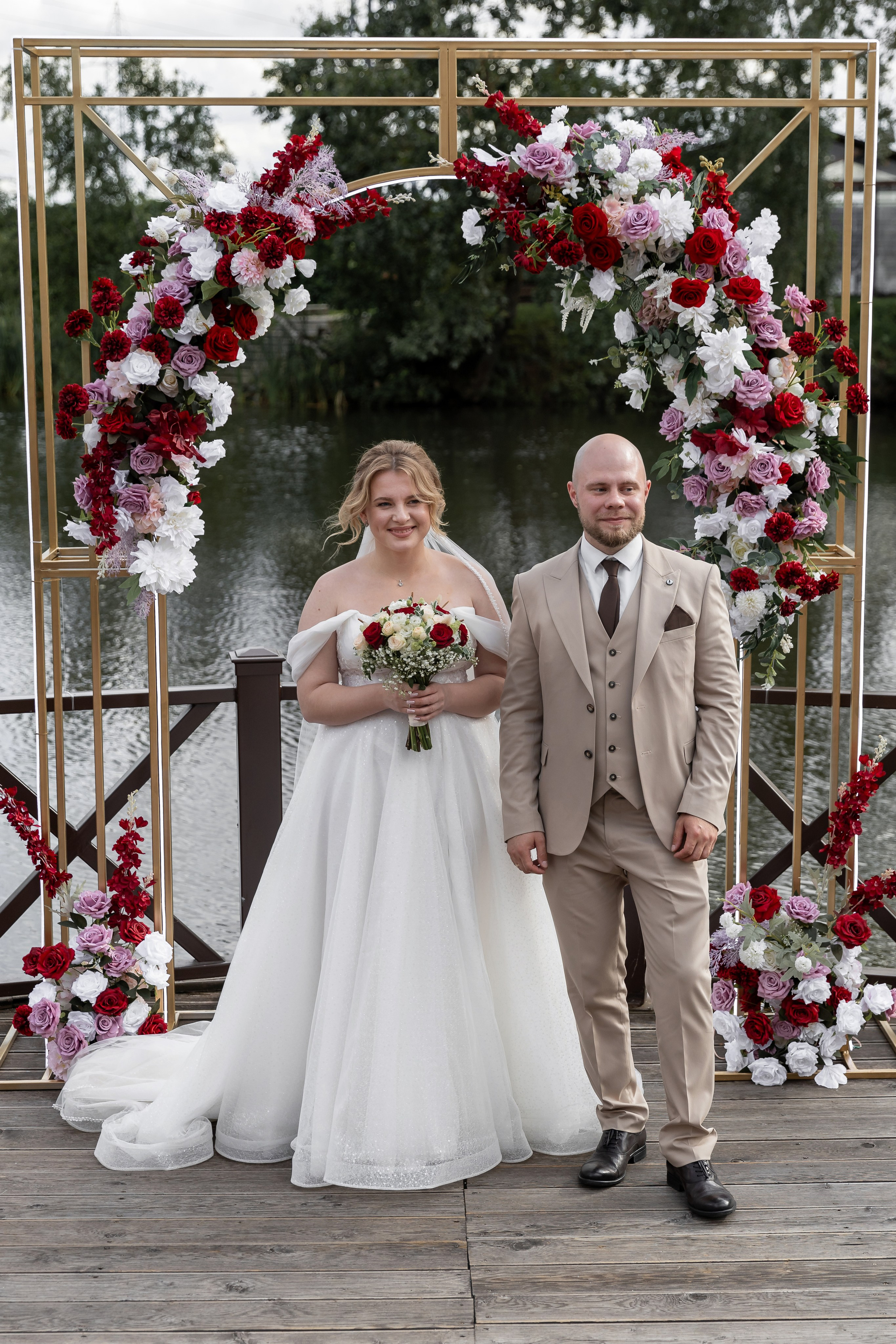 Выездная церемония брака Теплица Парк, свадебный фотограф Москва Гладков Дмитрий