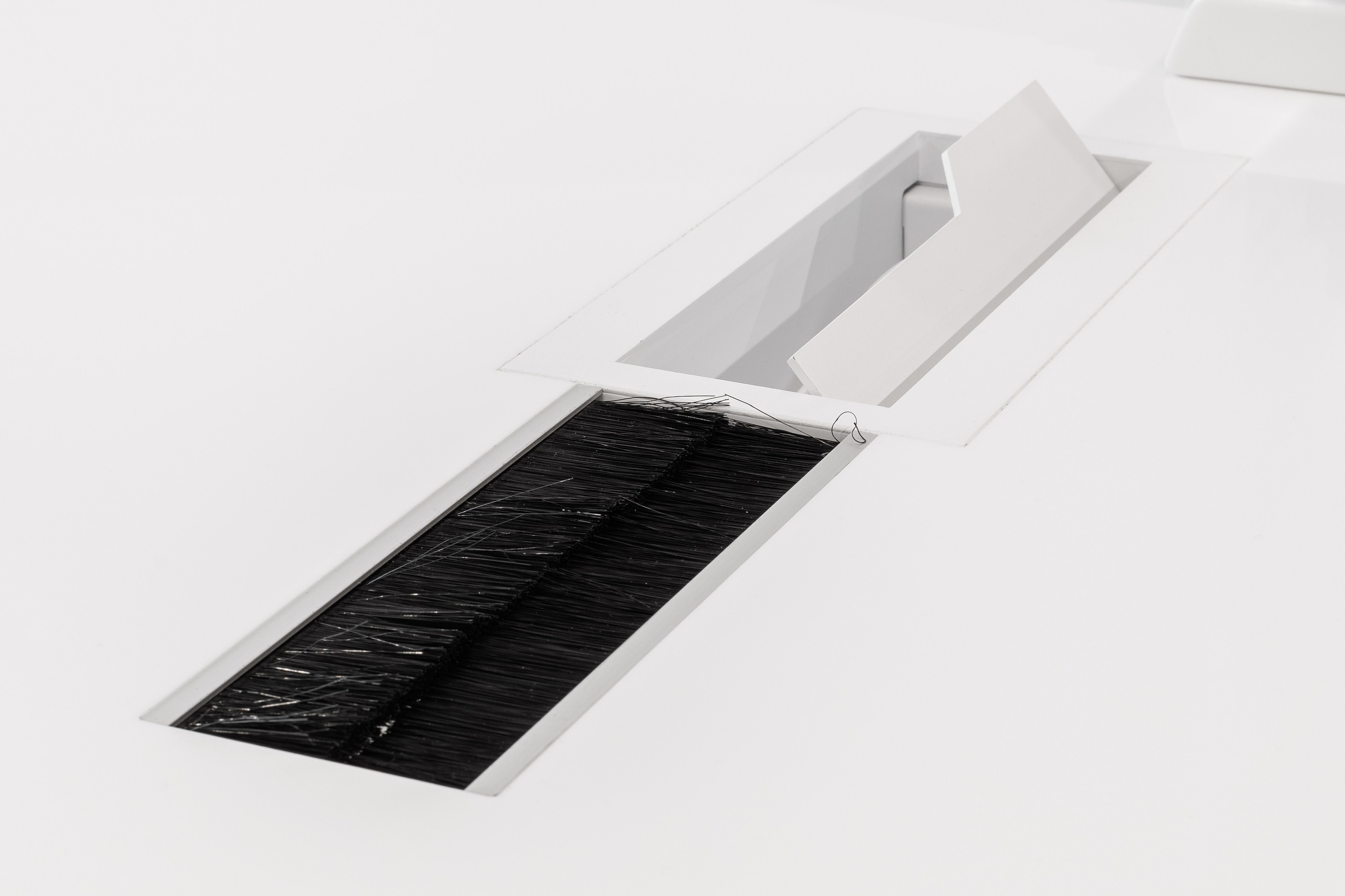 Стойки ресепшн, офис Яндекса