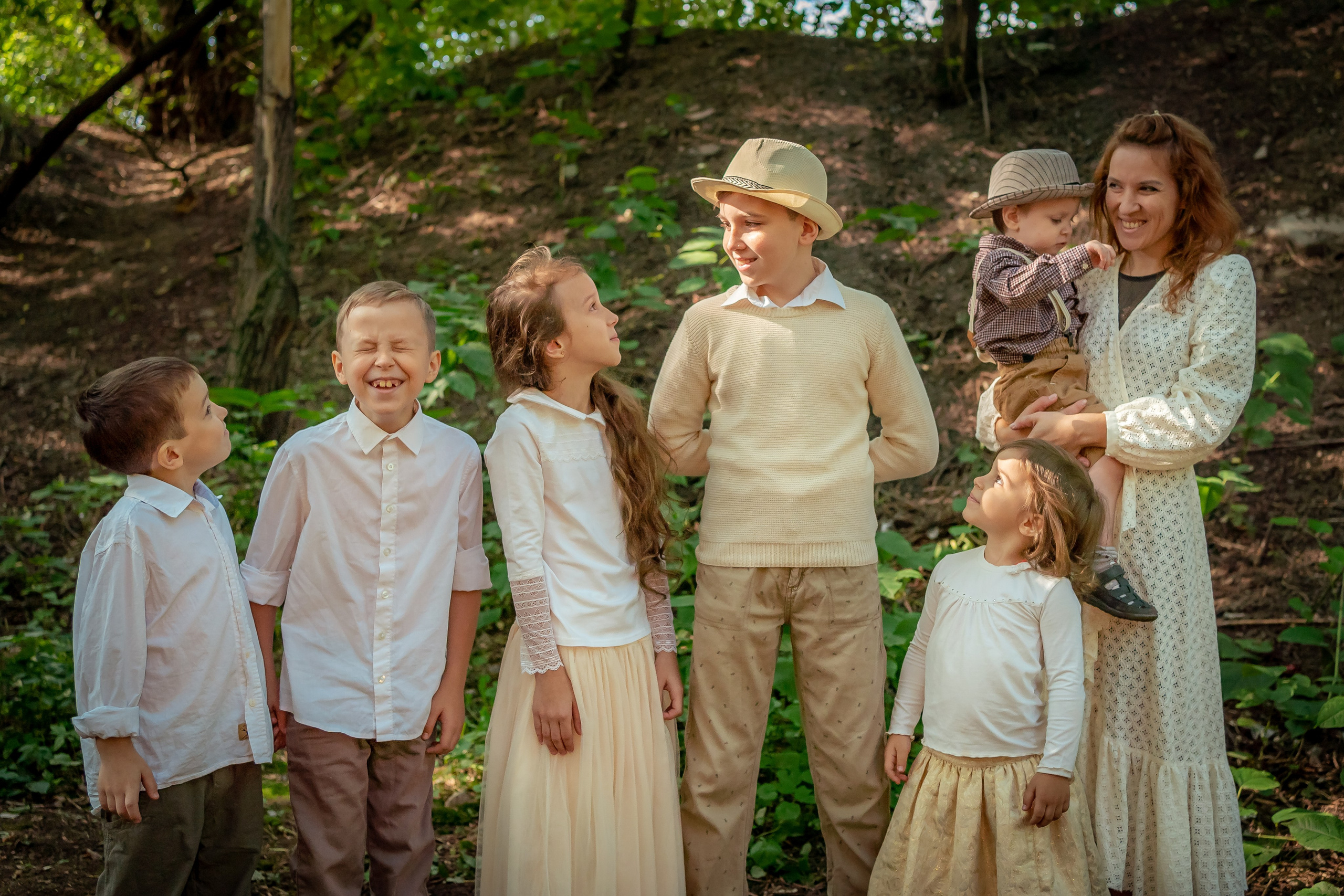 Екатерина с детьми. Семейный фотограф Варвара Сорока в городе Москве