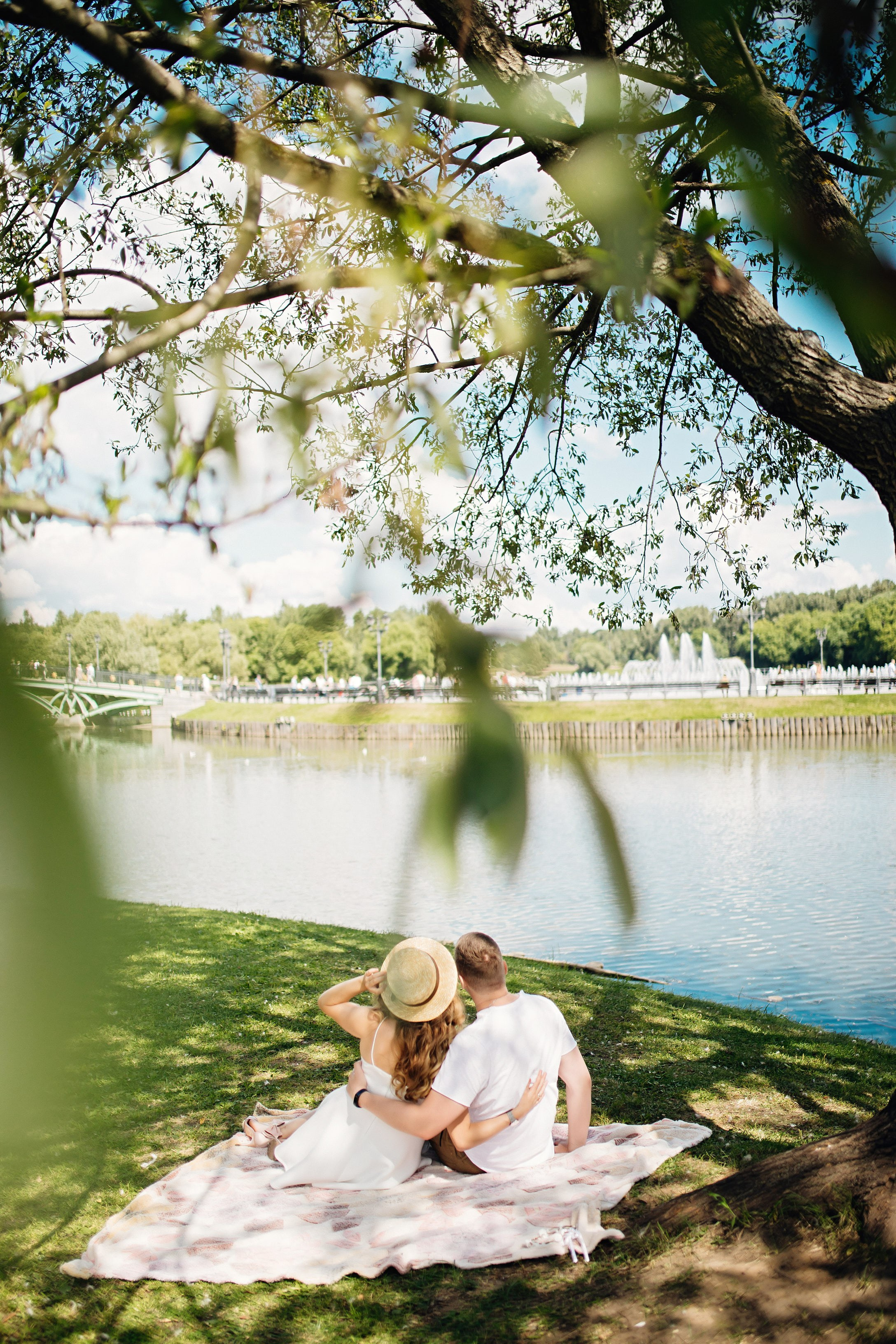Фотосессия Love-story в парке в Москве