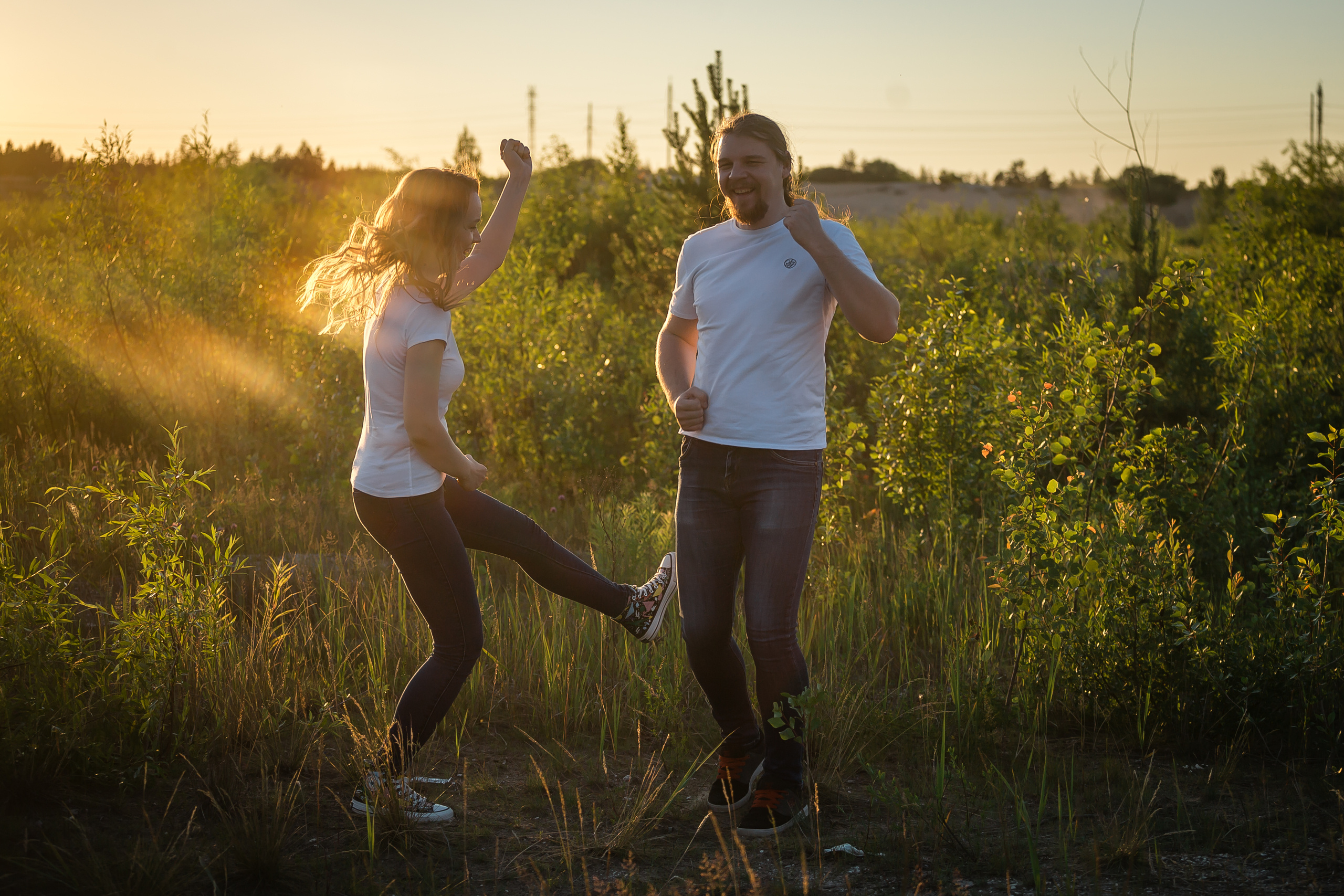 Прогулка Аси и Димы. Фотографиня Мария Дикова
