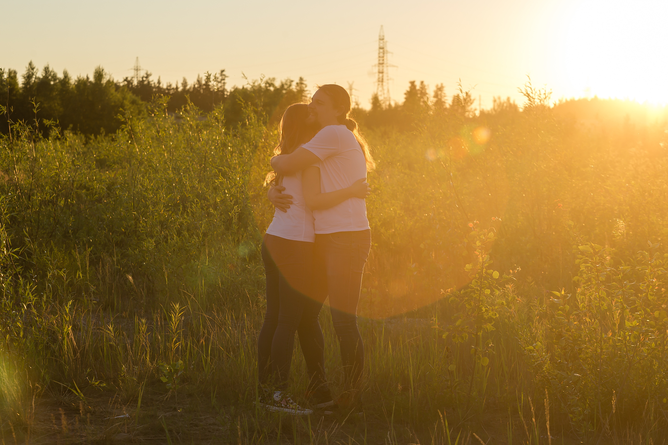 Прогулка Аси и Димы. Фотографиня Мария Дикова