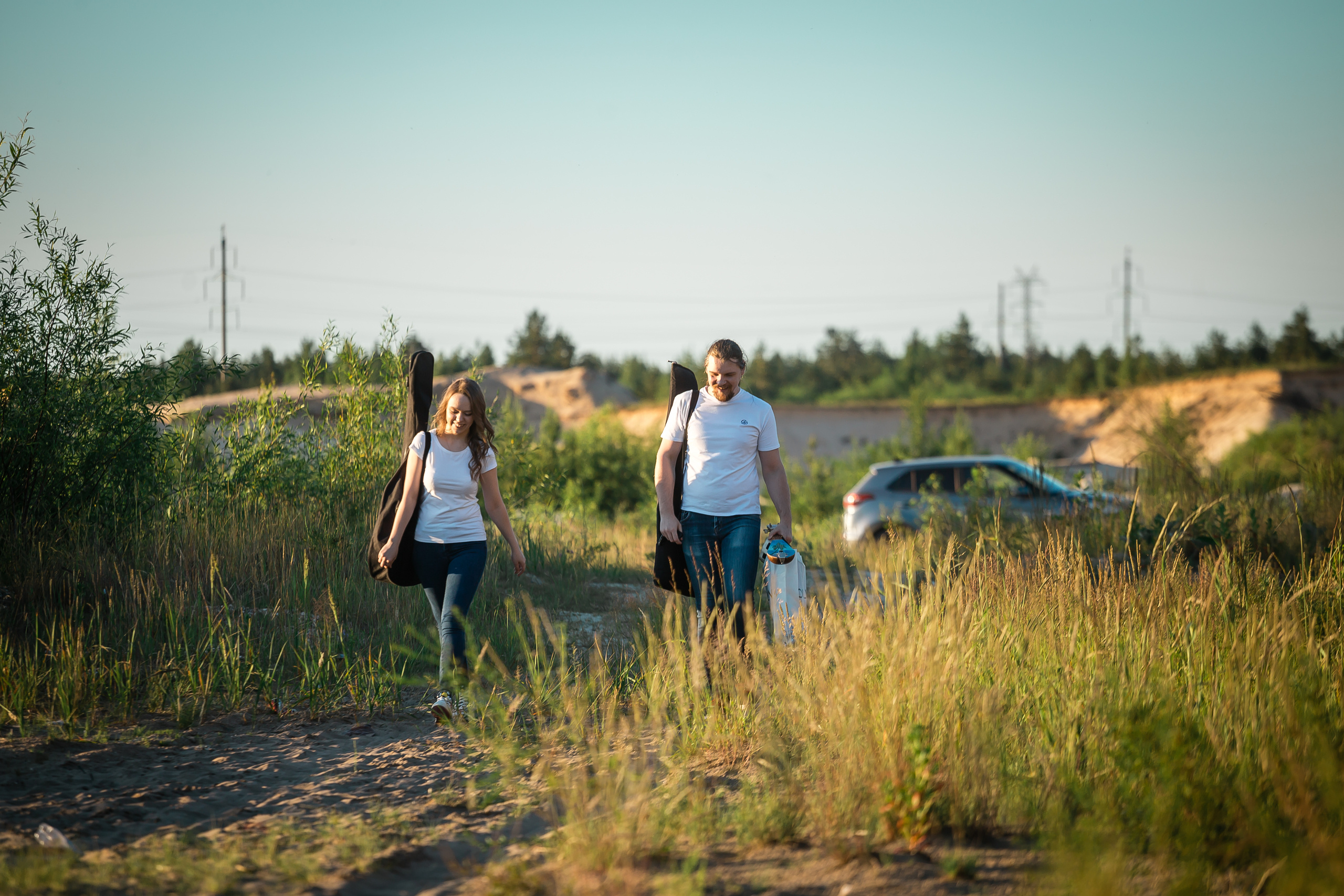 Прогулка Аси и Димы. Фотографиня Мария Дикова