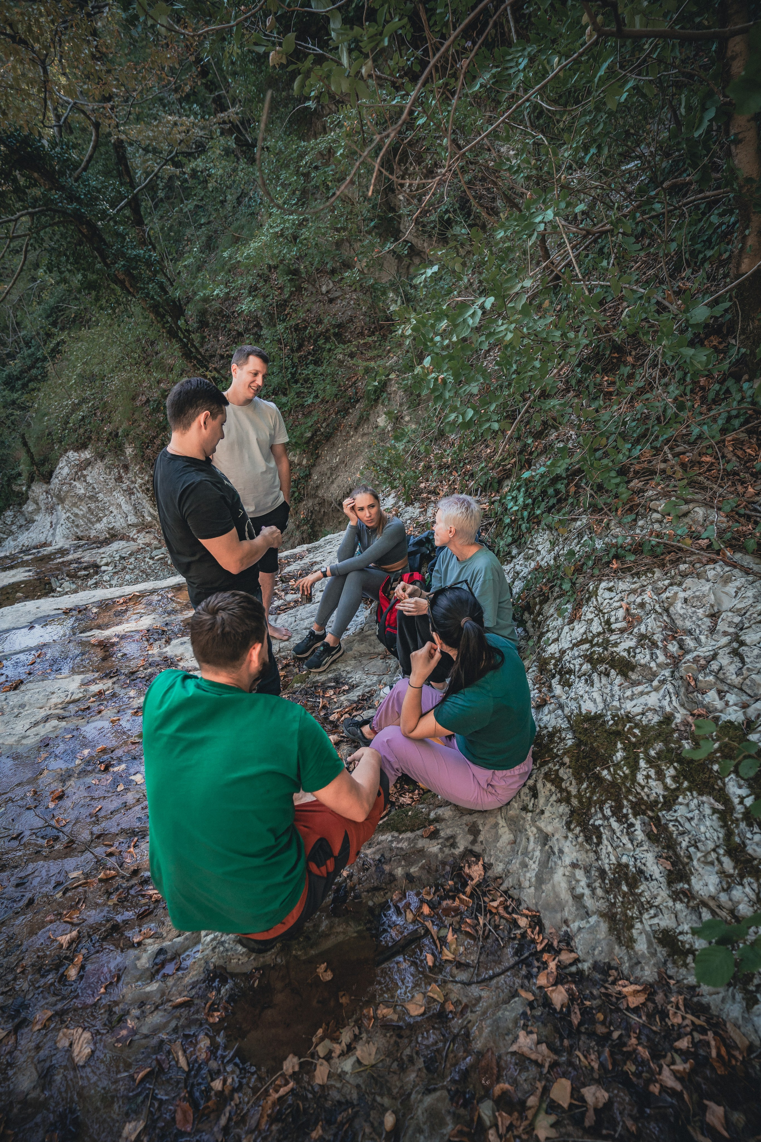 Поход на Полковничьи водопады АСК 26.09.23. Репортажный фотограф в Краснодаре Рындин Дмитрий
