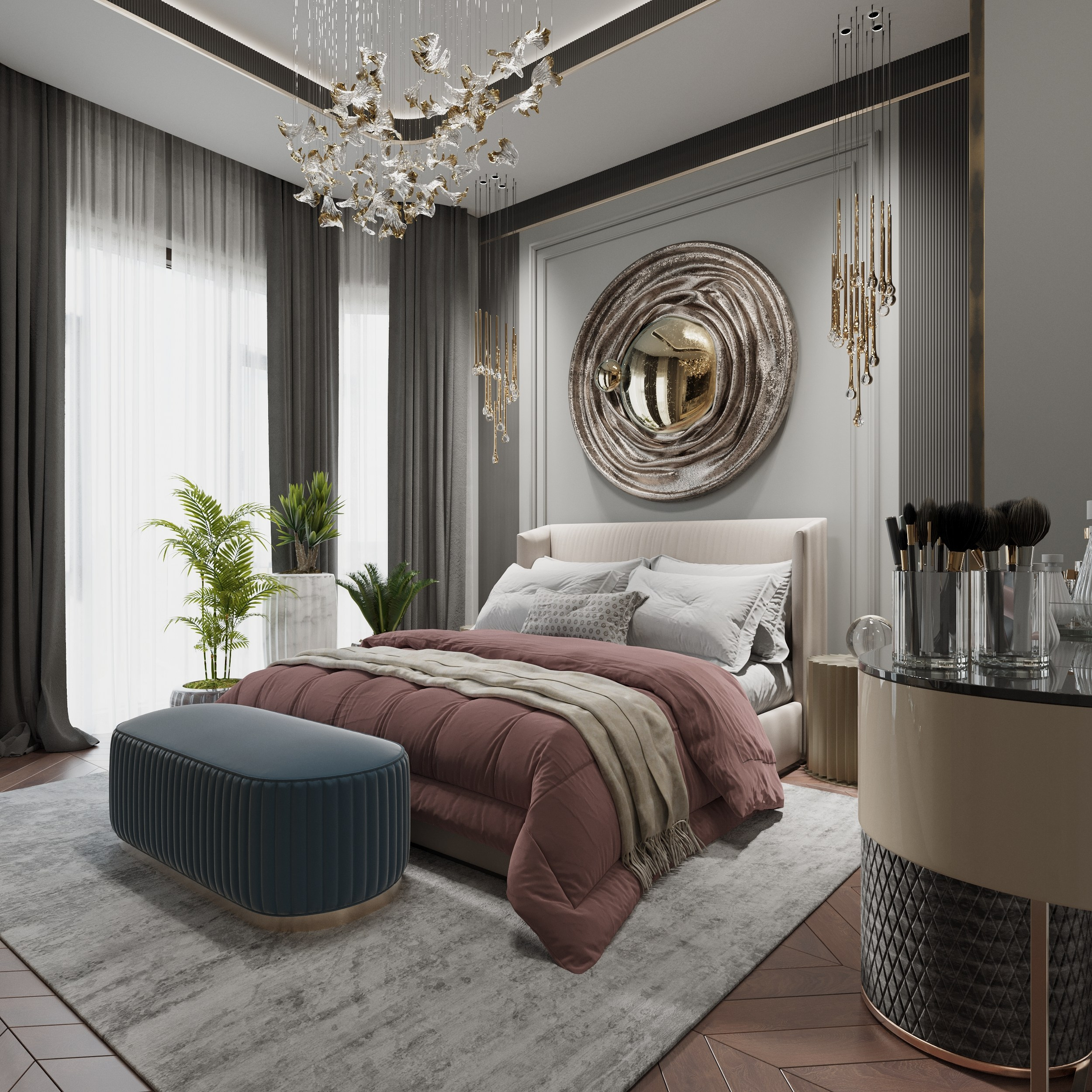 Дом в Новотиторовской — визуализация роскошного особняка. 3Д Визуализация Интерьера и Архитектуры