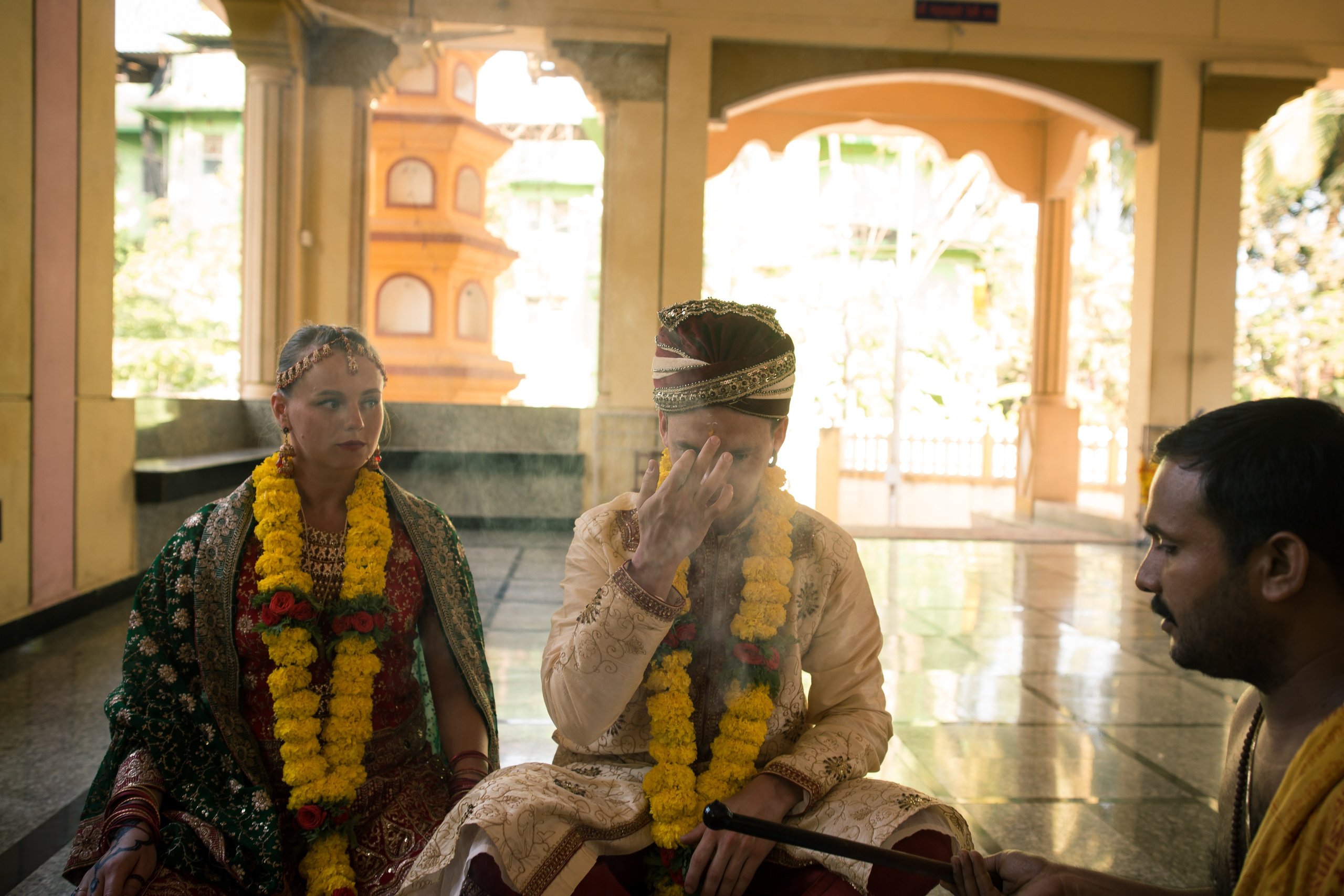 Церемония в индийском храме