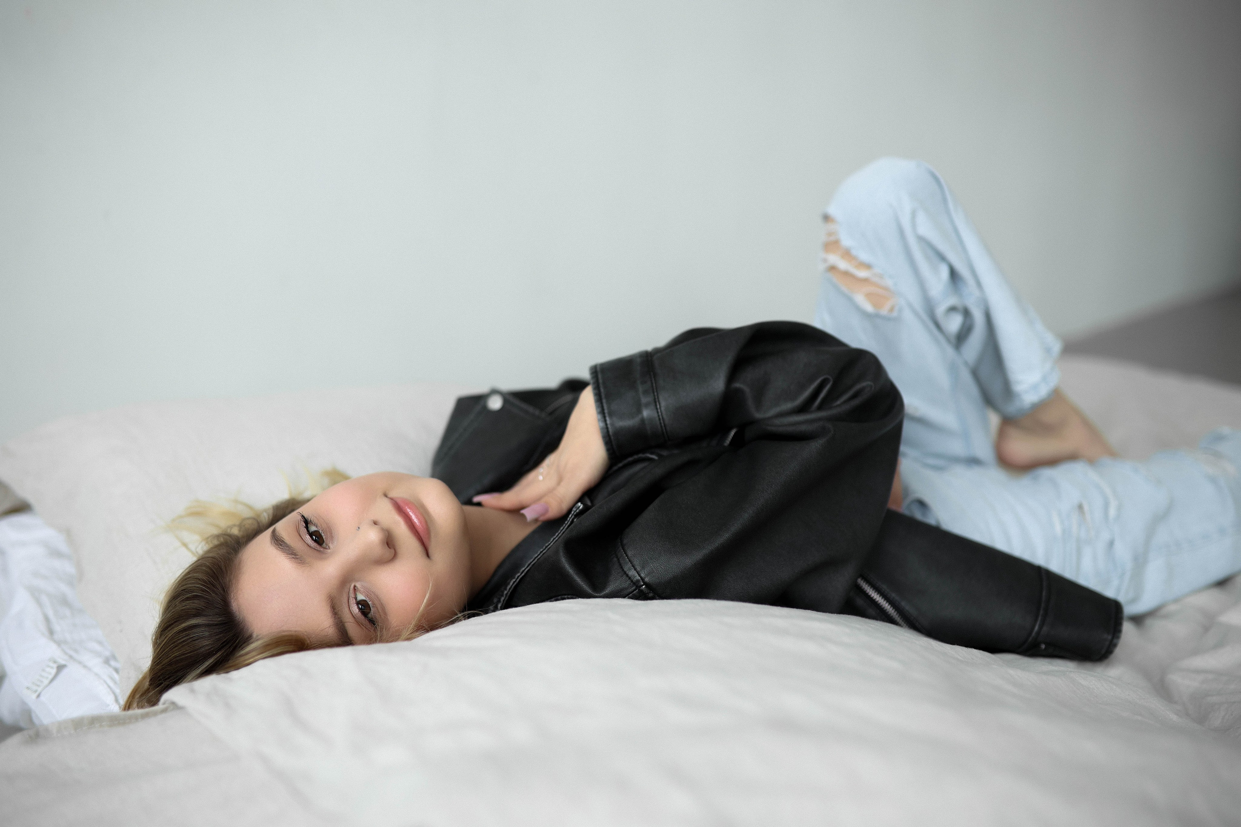 Фотосъемка для Юли в студии. Фотограф Самара Лена Мандарин