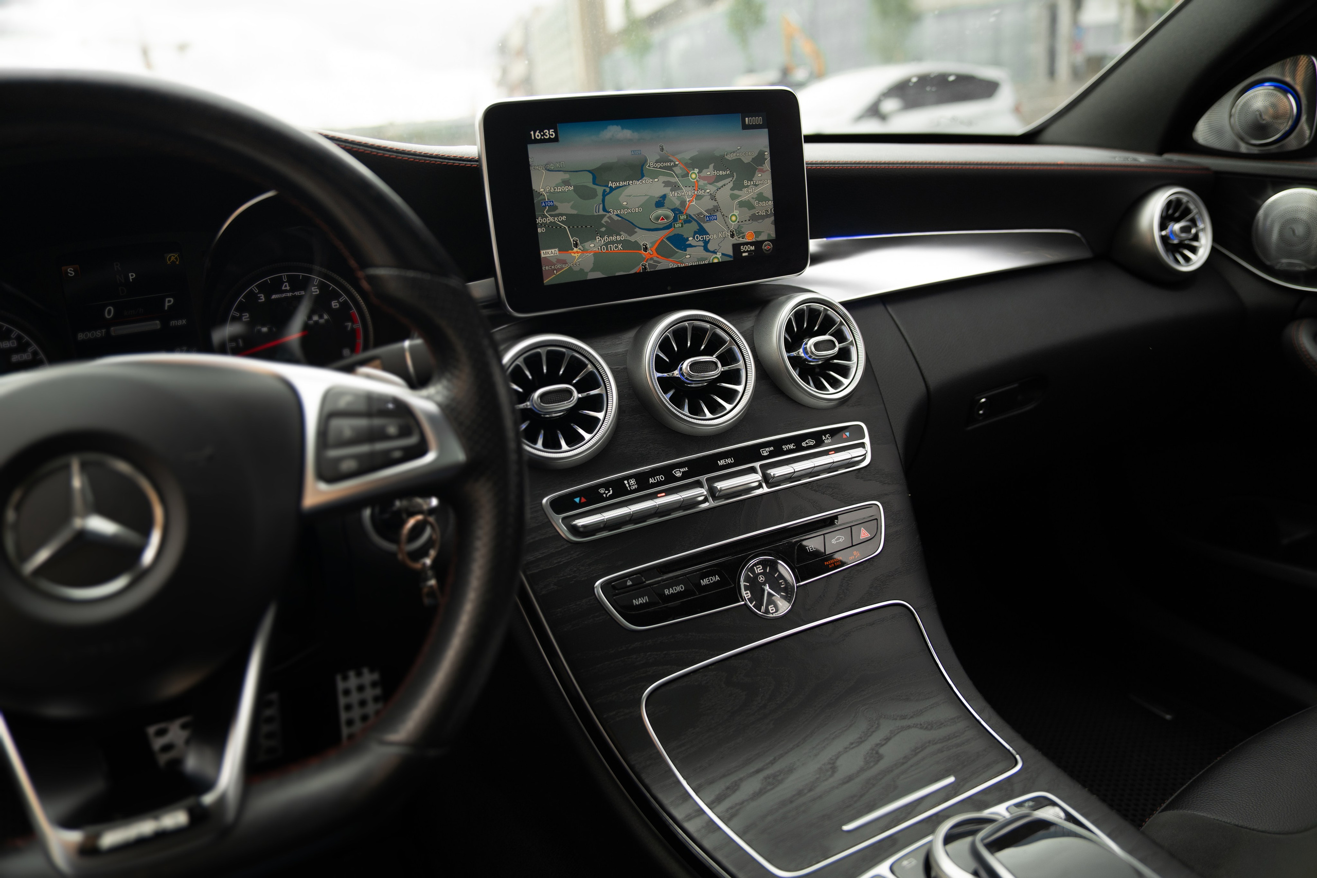 Mercedes Benz C43. Автомобильный фотограф Светлана Усова