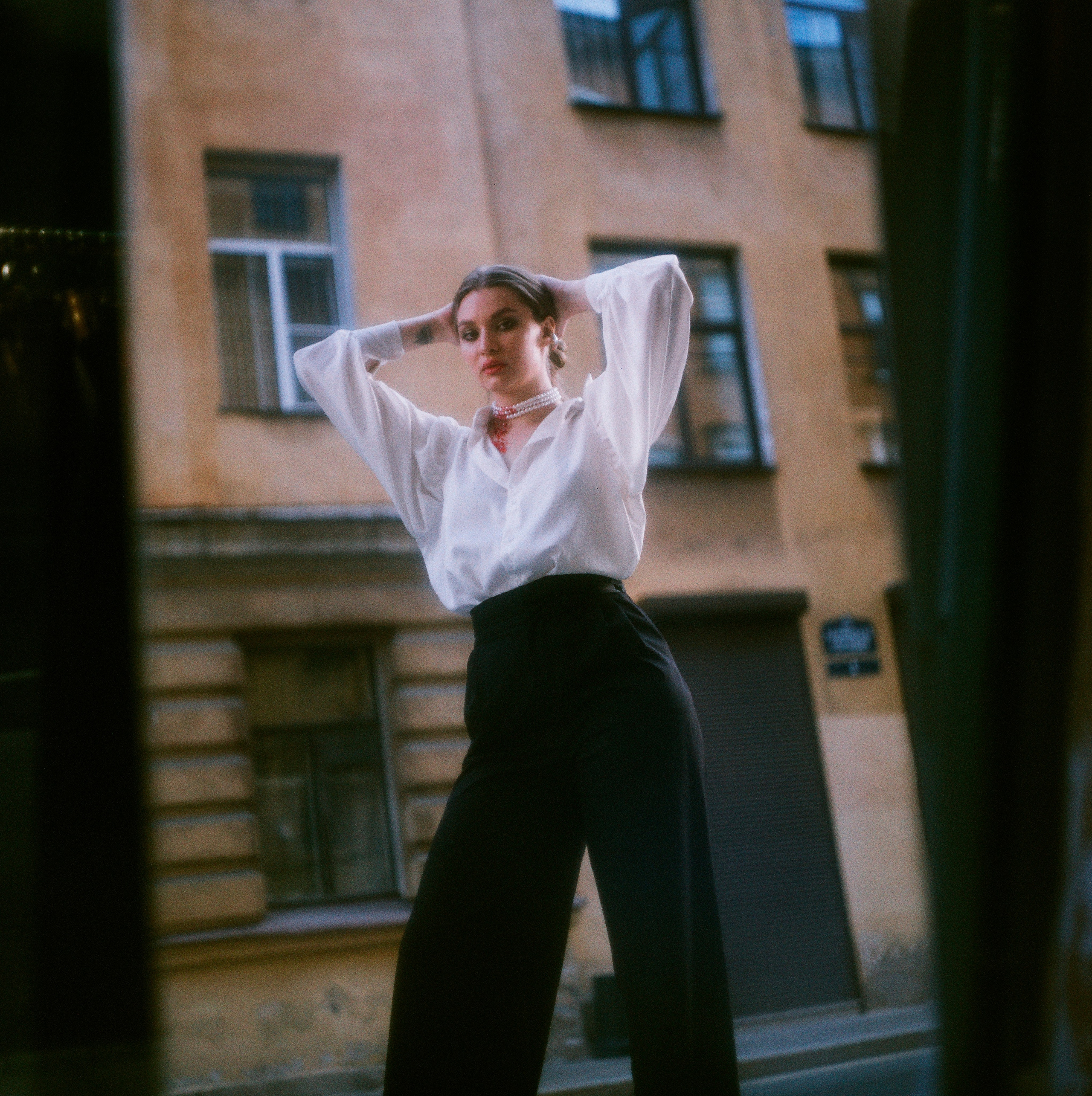 Женский портрет на пленку в Санкт-Петербурге | Уличная фотосъемка