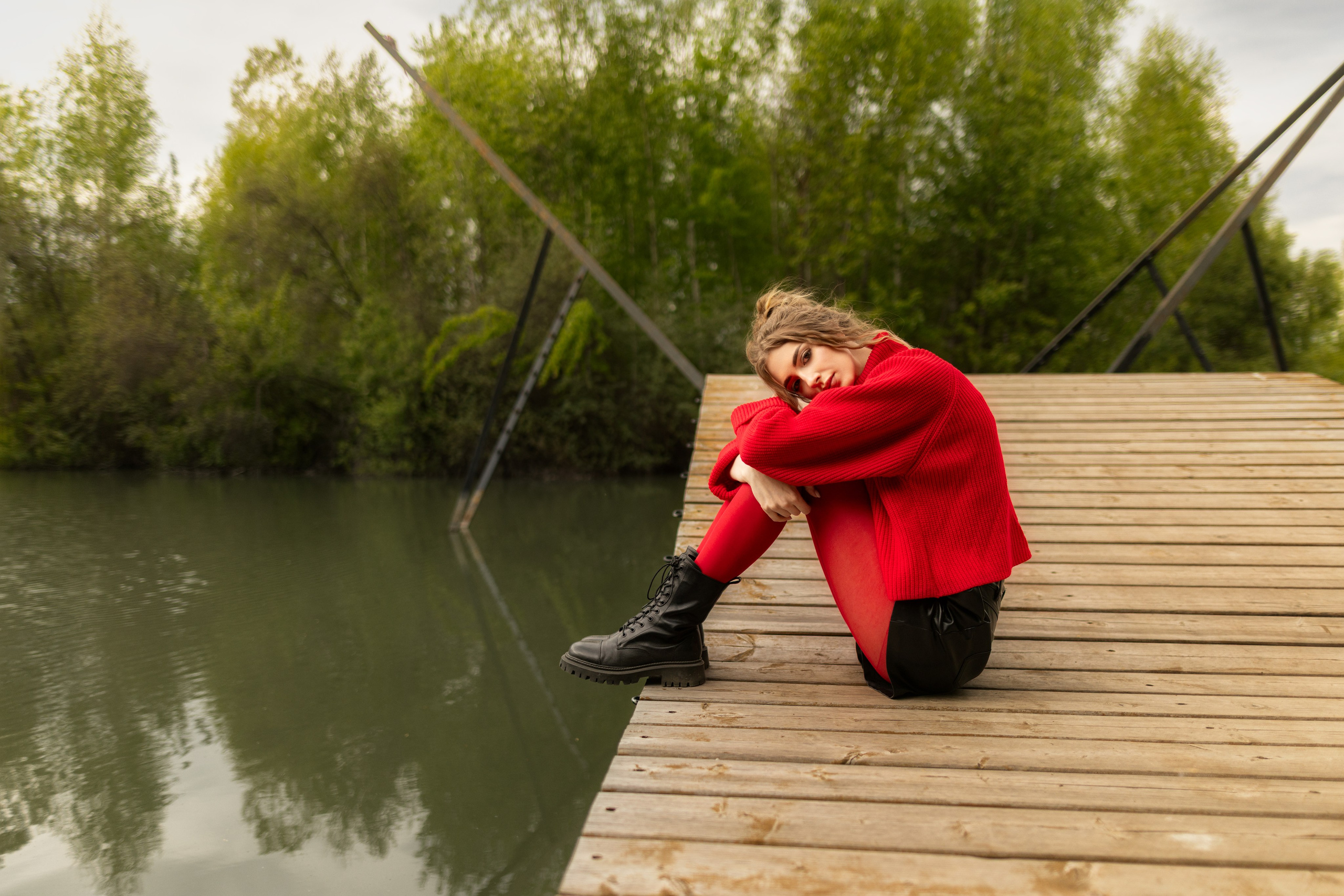 Фотосет с Ксенией в парке Белый колодец в формате для «себя». Дмитрий Шульгин, портретный фотограф в Воронеже
