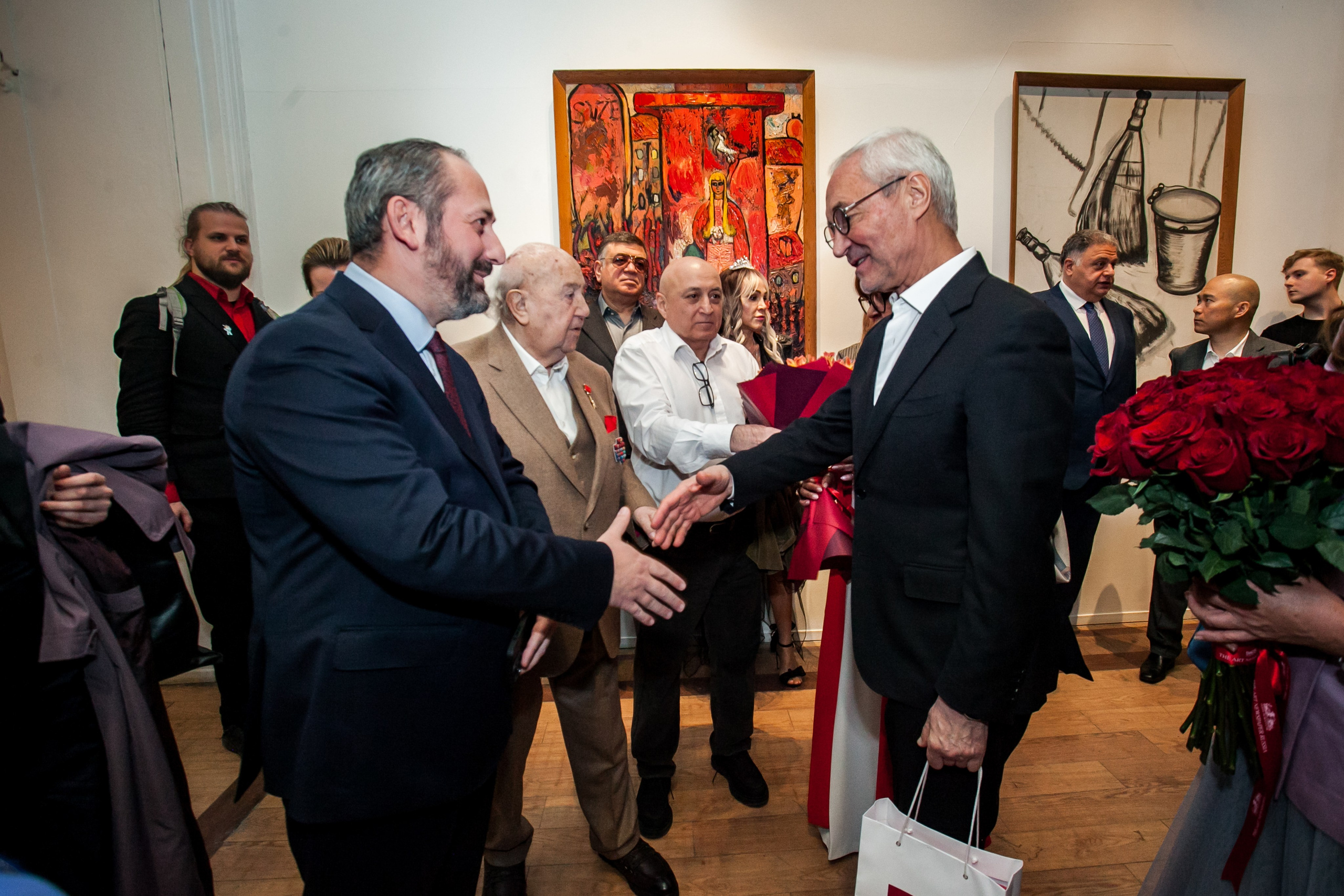 Открытие выставки Зураба Церетели. Art photographer Nino