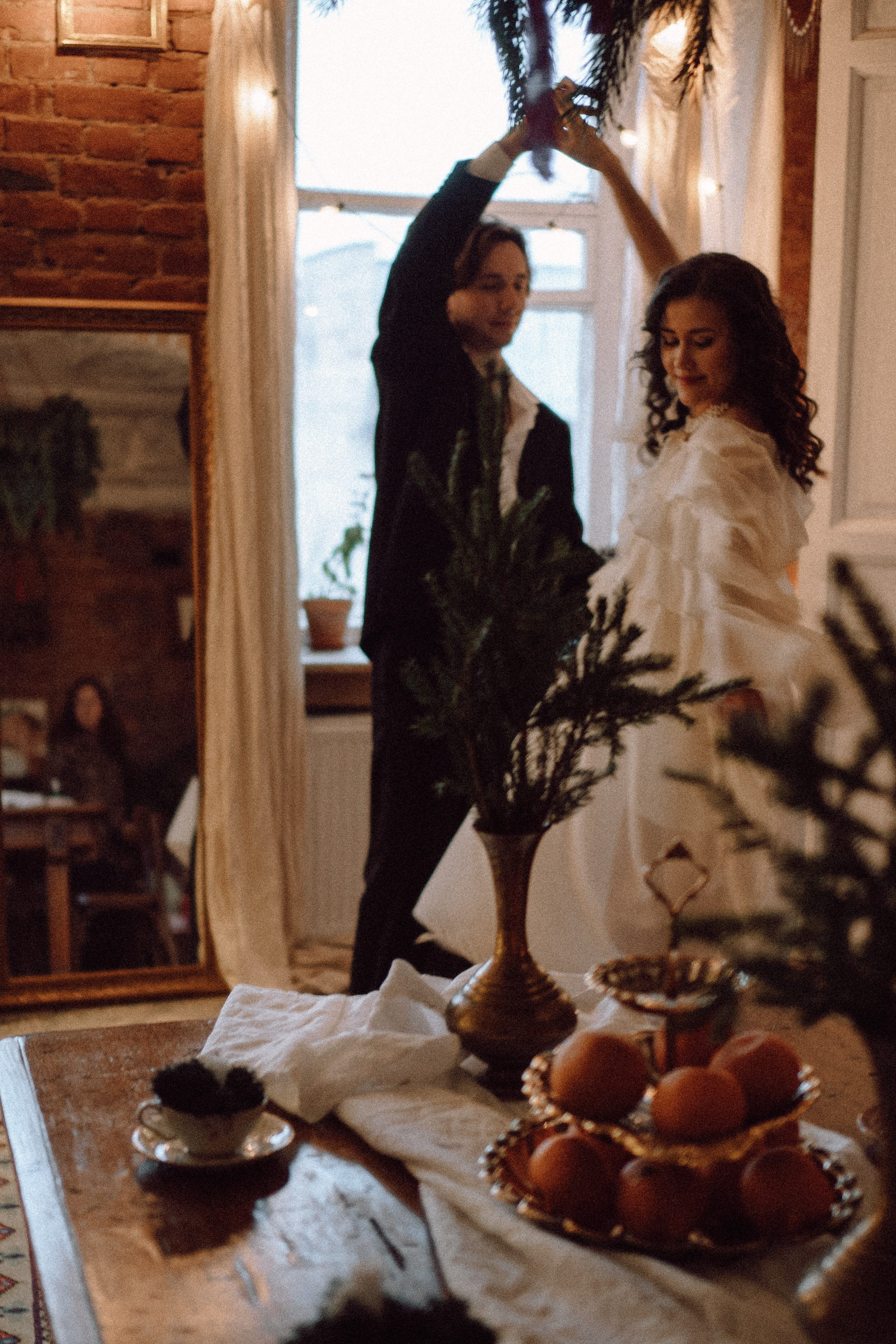 УТРО ЖЕНИХА И НЕВЕСТЫ В ФОТОСТУДИИ И ОСНОВНАЯ ФОТОСЕСИСИЯ ЗИМОЙ. Профессиональный фотограф, Санкт-Петербург — Виктория Богомолова