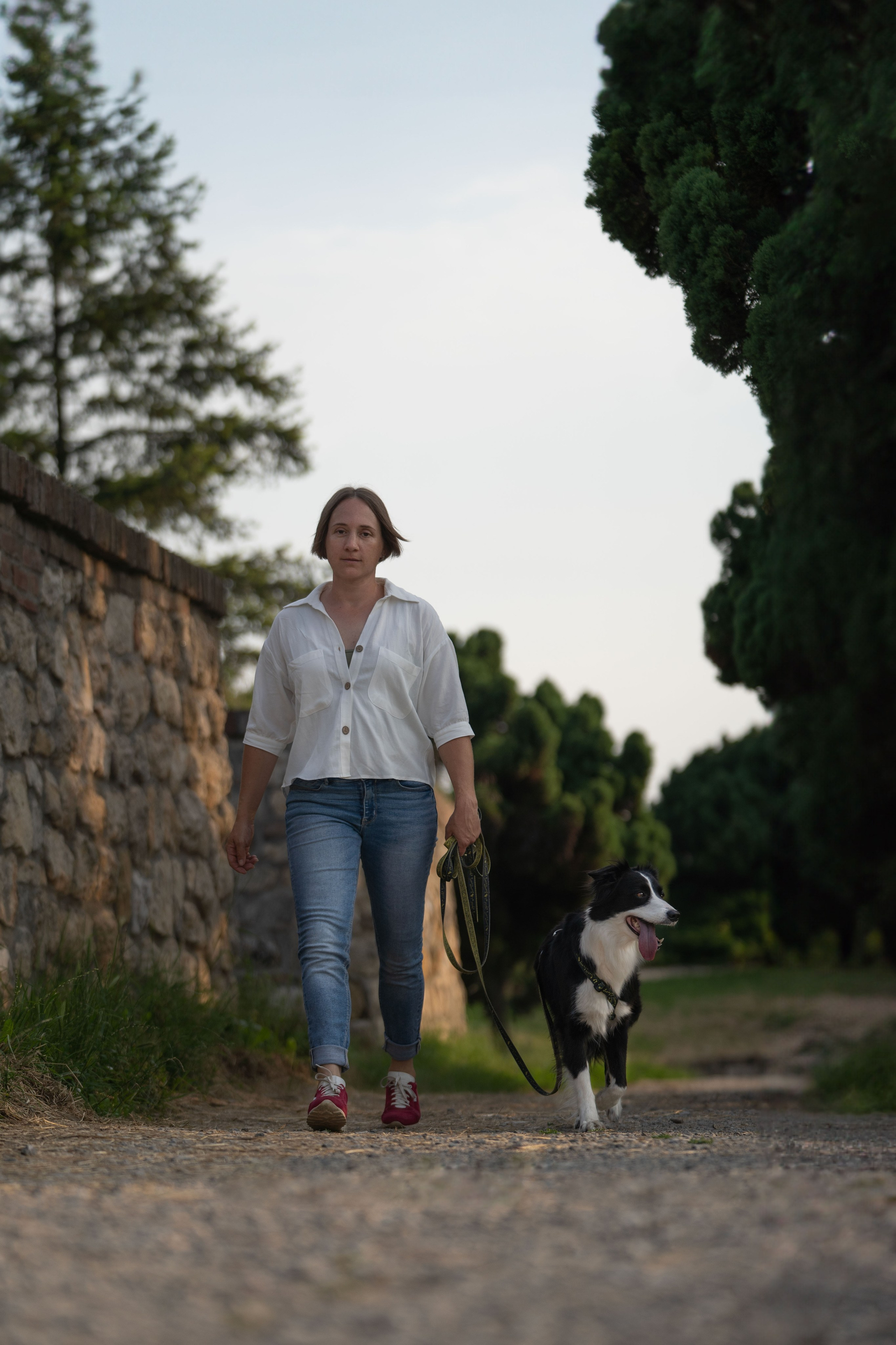 Белград, Калемегдан. Таня и Шегги. Фотограф анималист