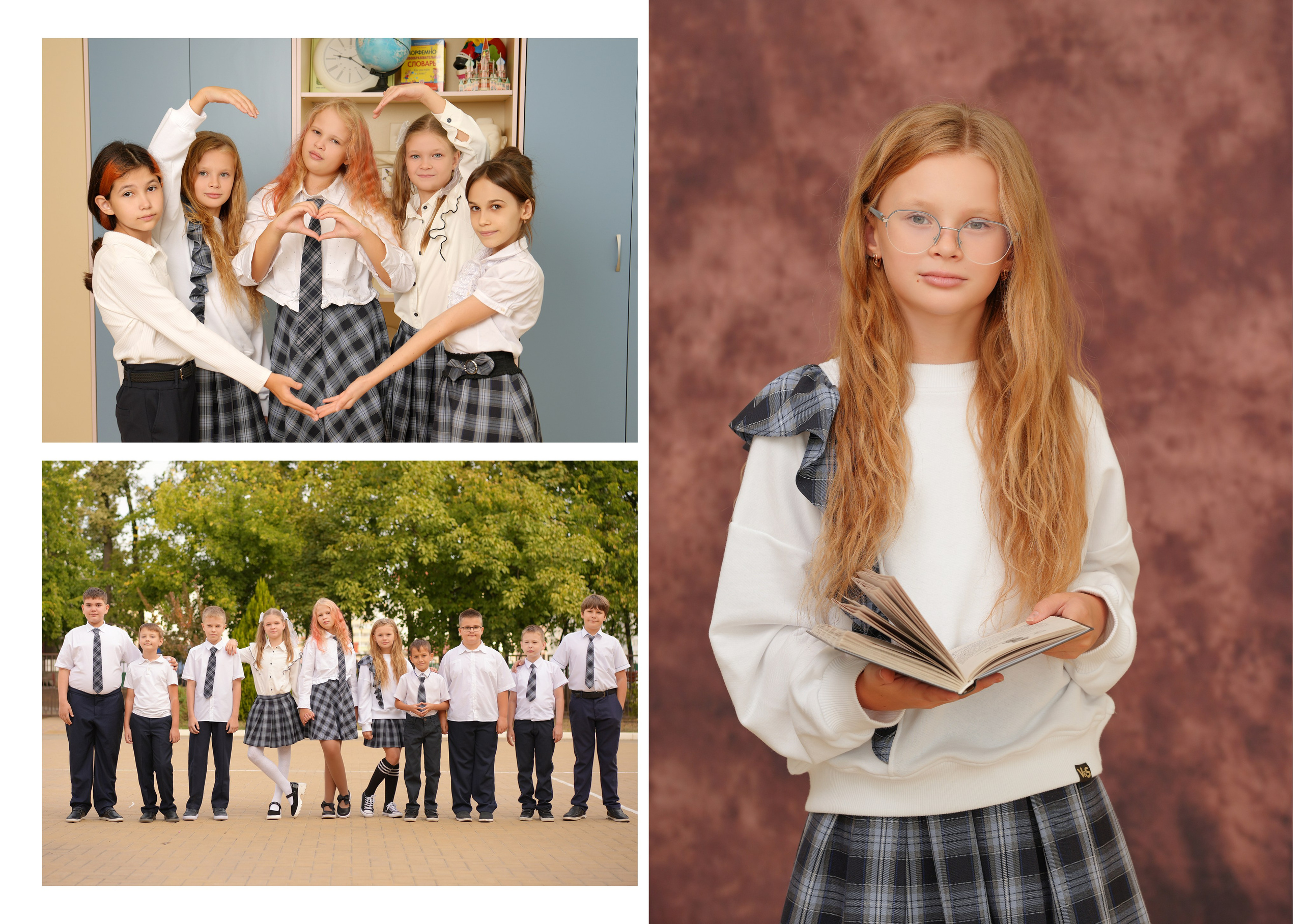 ШКОЛА 104 — 4 «В» класс. Красивый выпускной альбом в Краснодаре