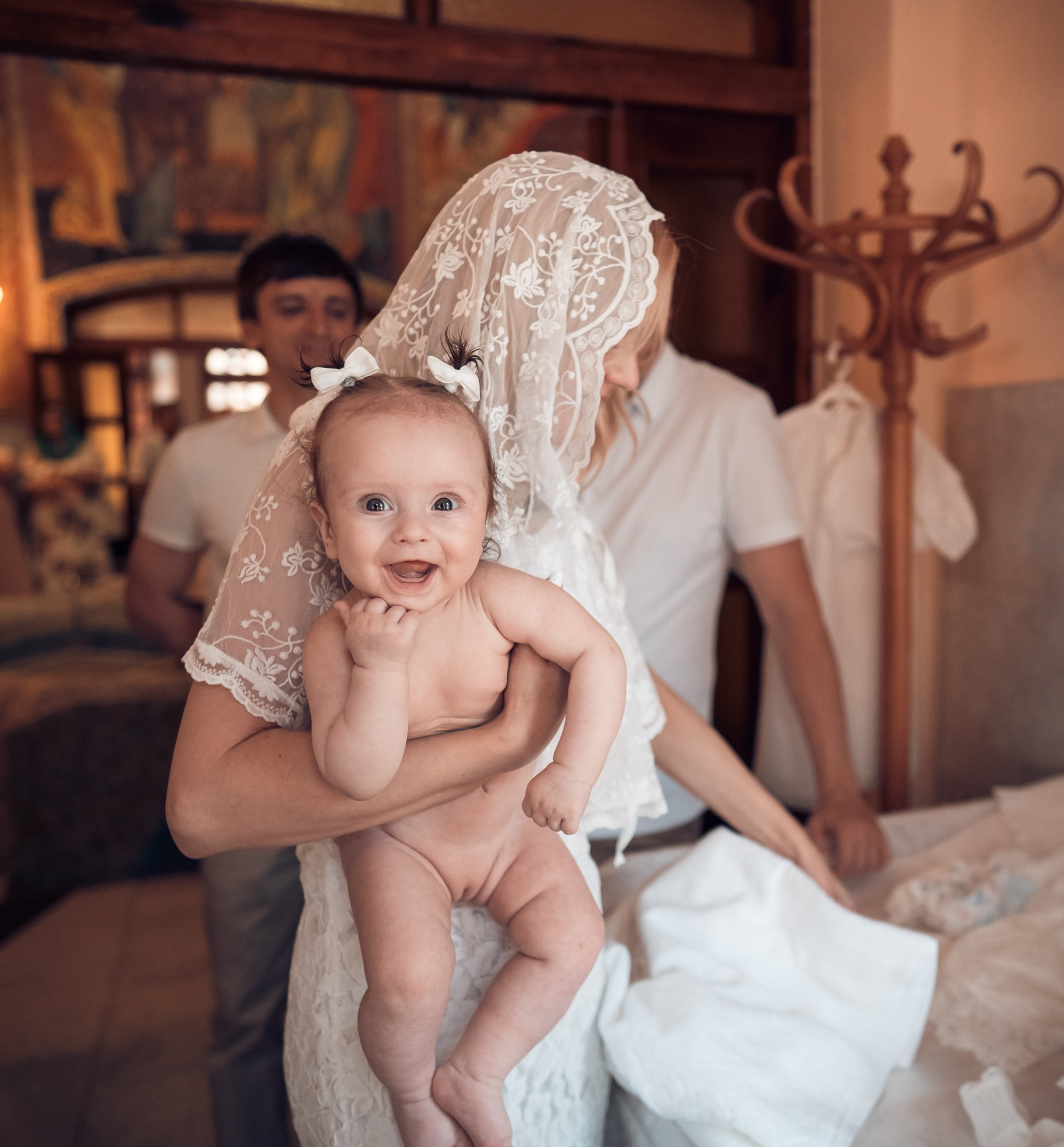 Крещение в Свято-Троицком монастыре Симферополь. Церковный фотограф Севастополь