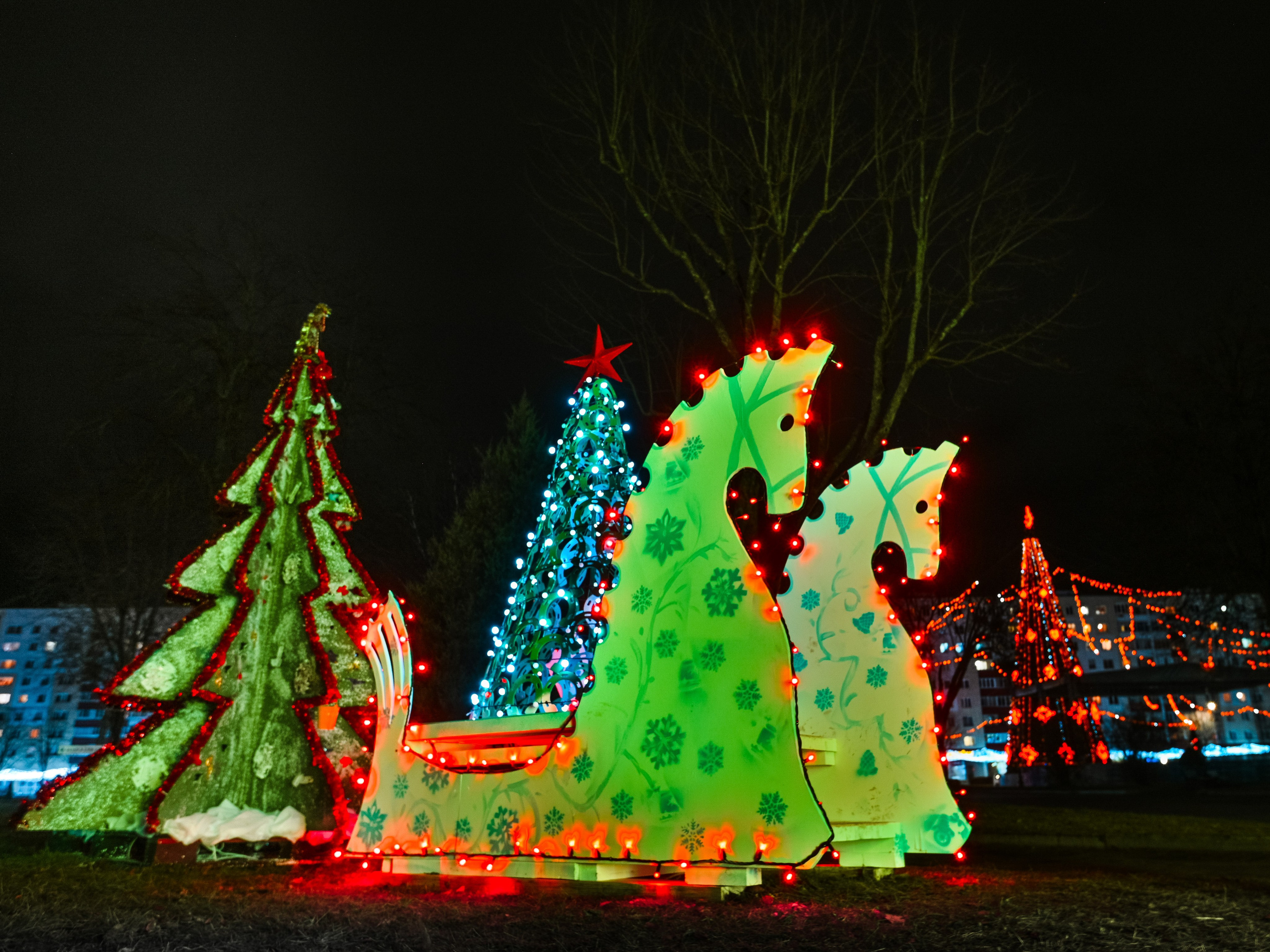 Новогодние украшения 2026. Фотограф Олег Юршевич Солигорск Минск