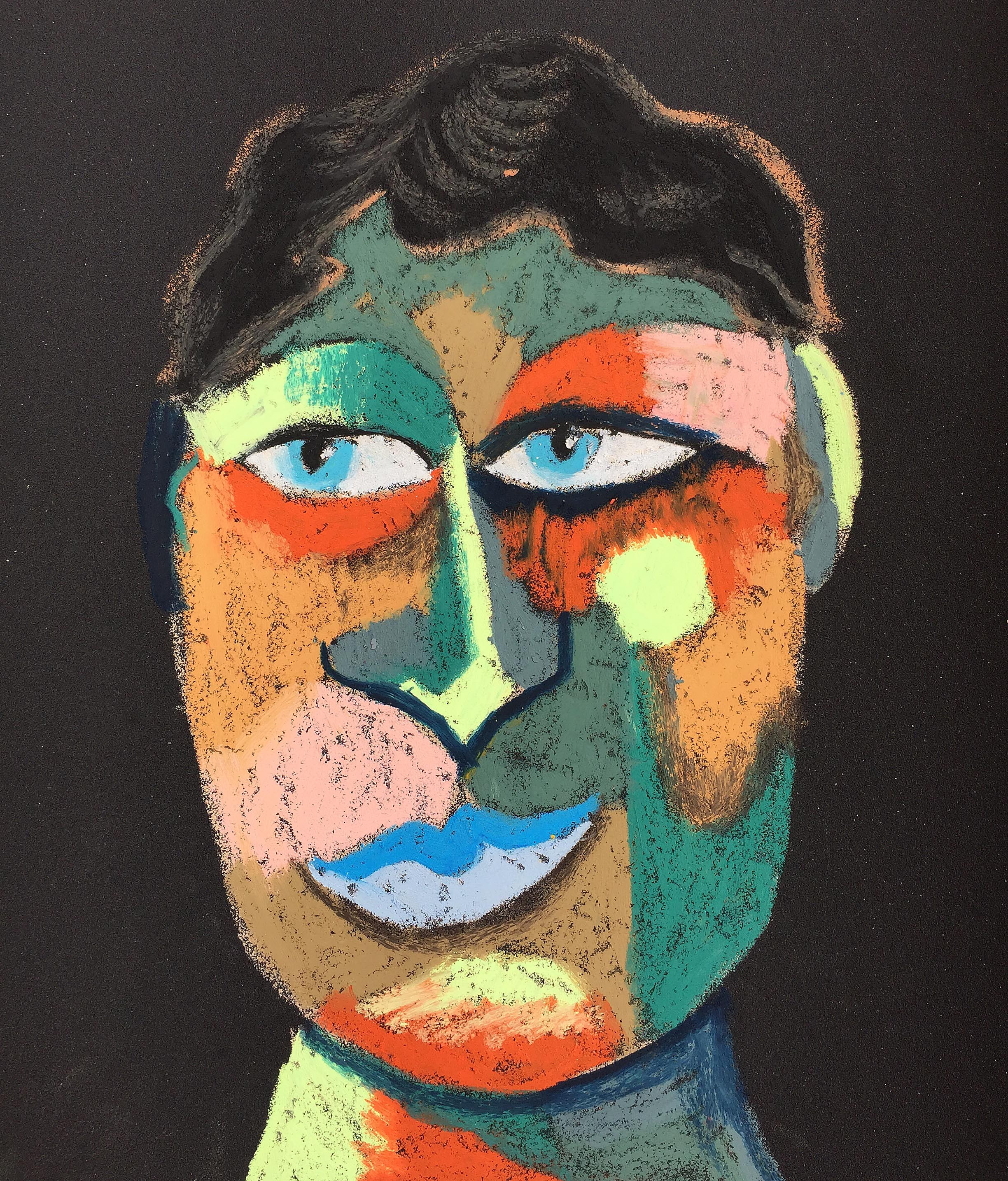 Title: InnoventMaterial: Oil pastel, paperSize: 28 x 23 cm