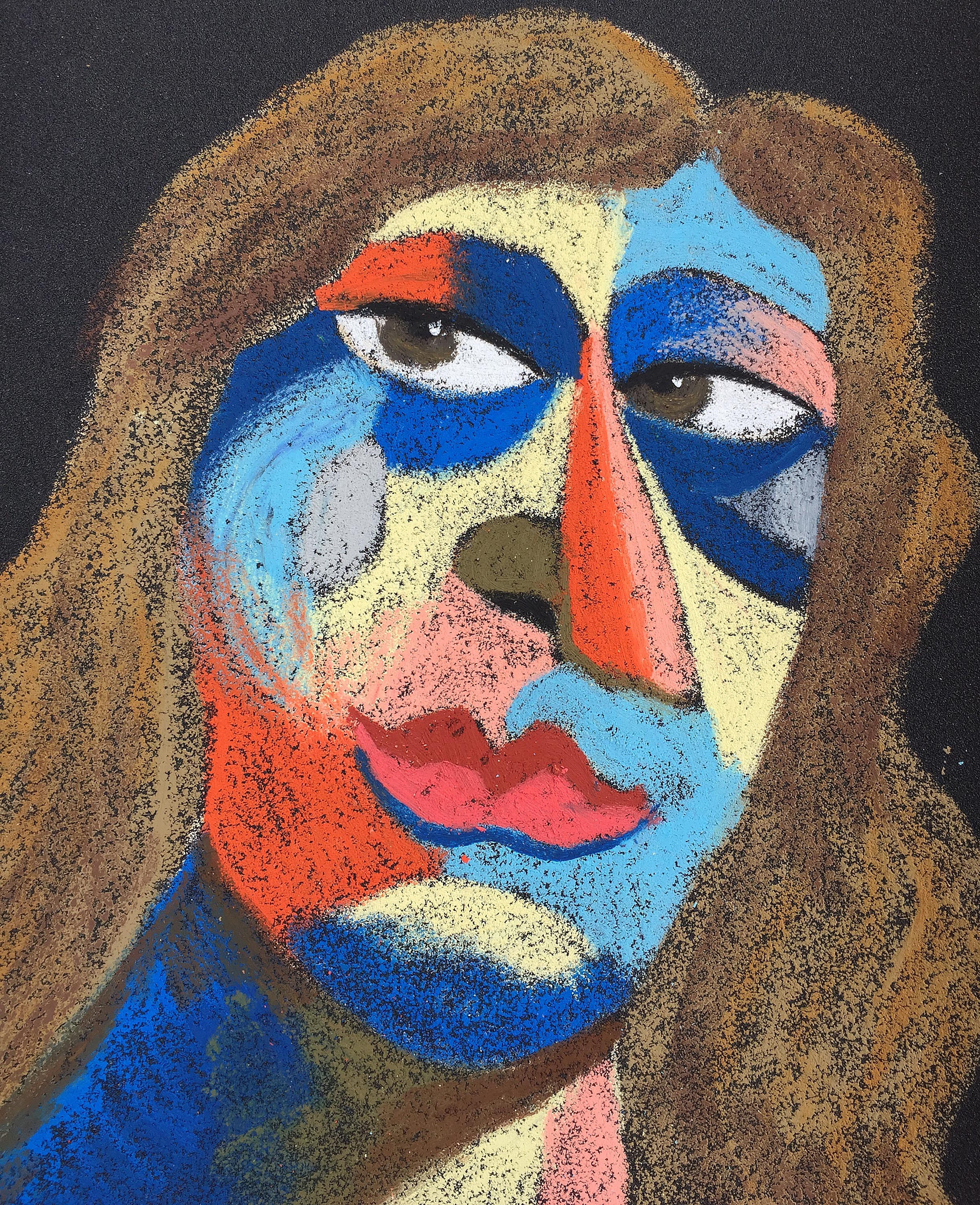 Title: Oh, Alright! Material: Oil pastel, paper Size: 28 x 23 cm