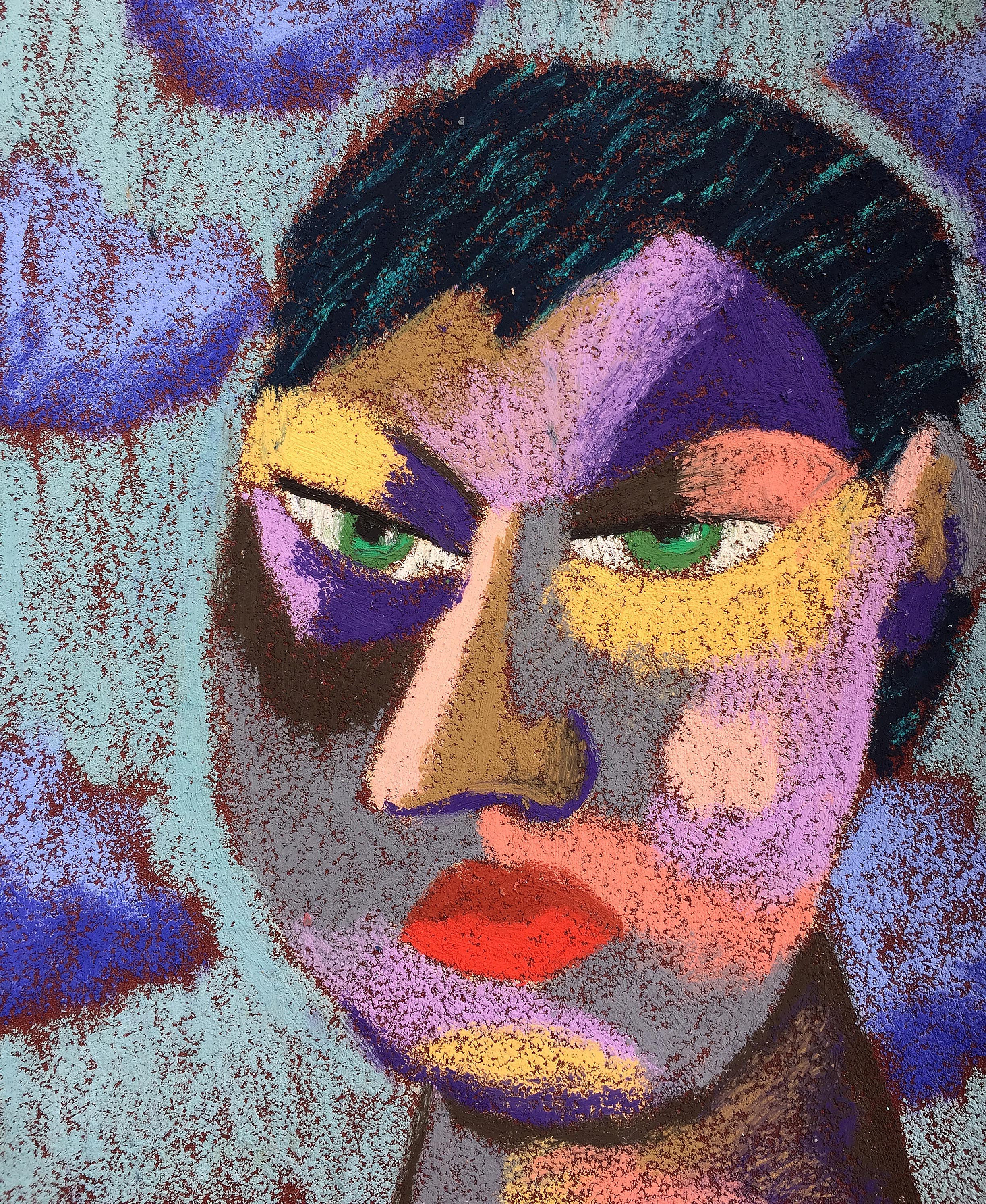 Title: Memories Material: Oil pastel, paper Size: 28 x 23 cm