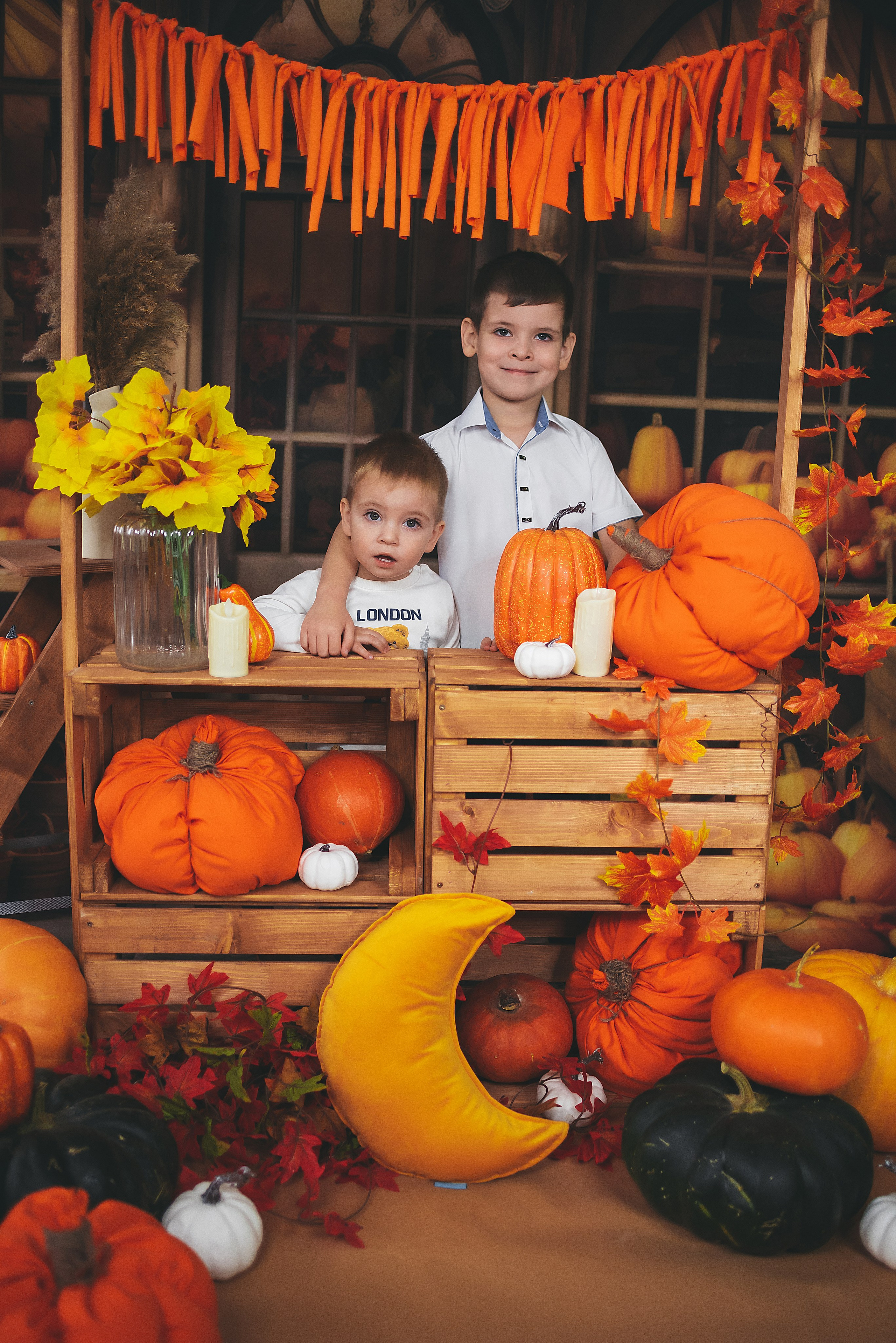 ПРОЕКТ осенний «Тыковки». Семейный и детский фотограф в Тейково