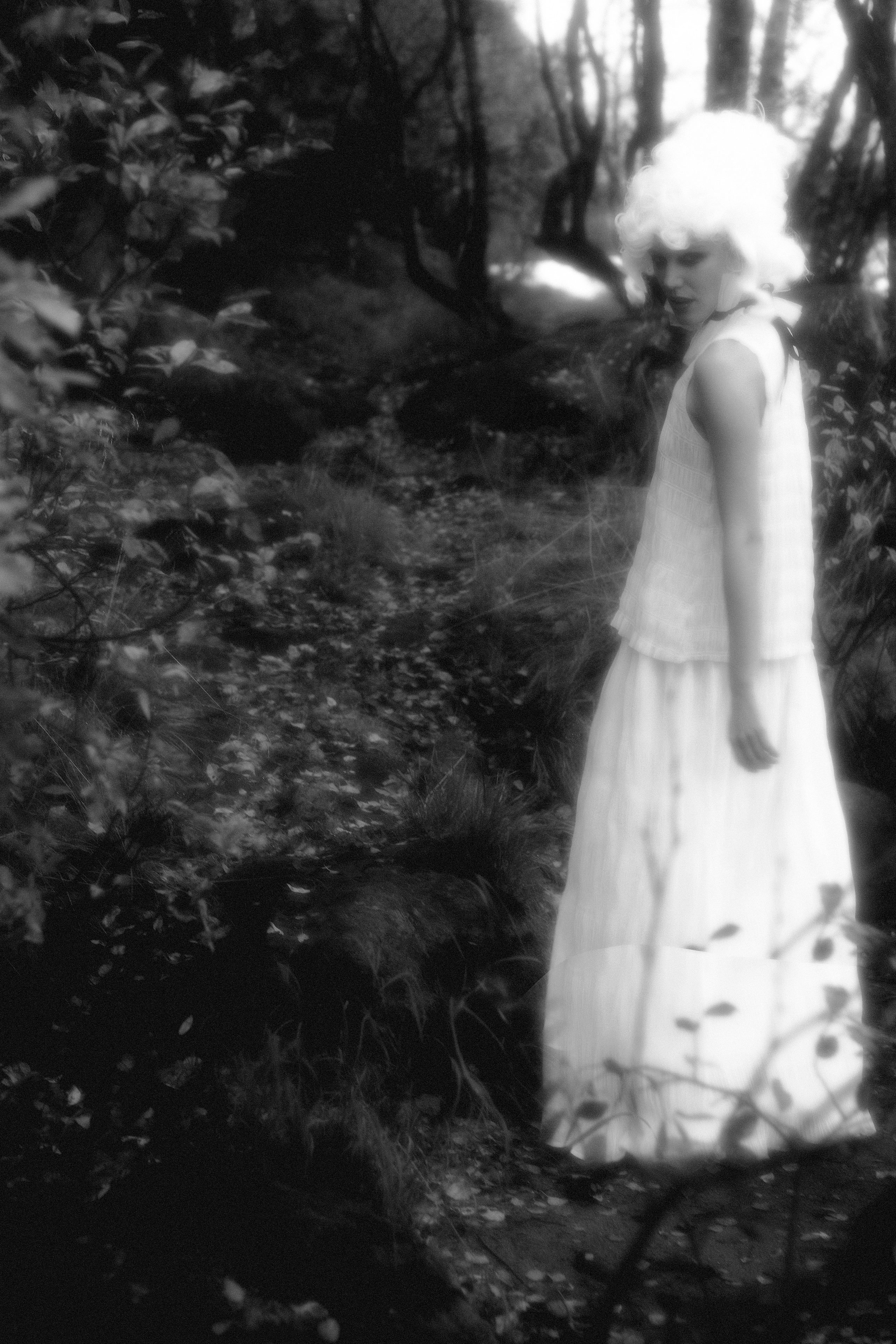 In the witchy woods. Fashion Photographer Oxana Chernomorets