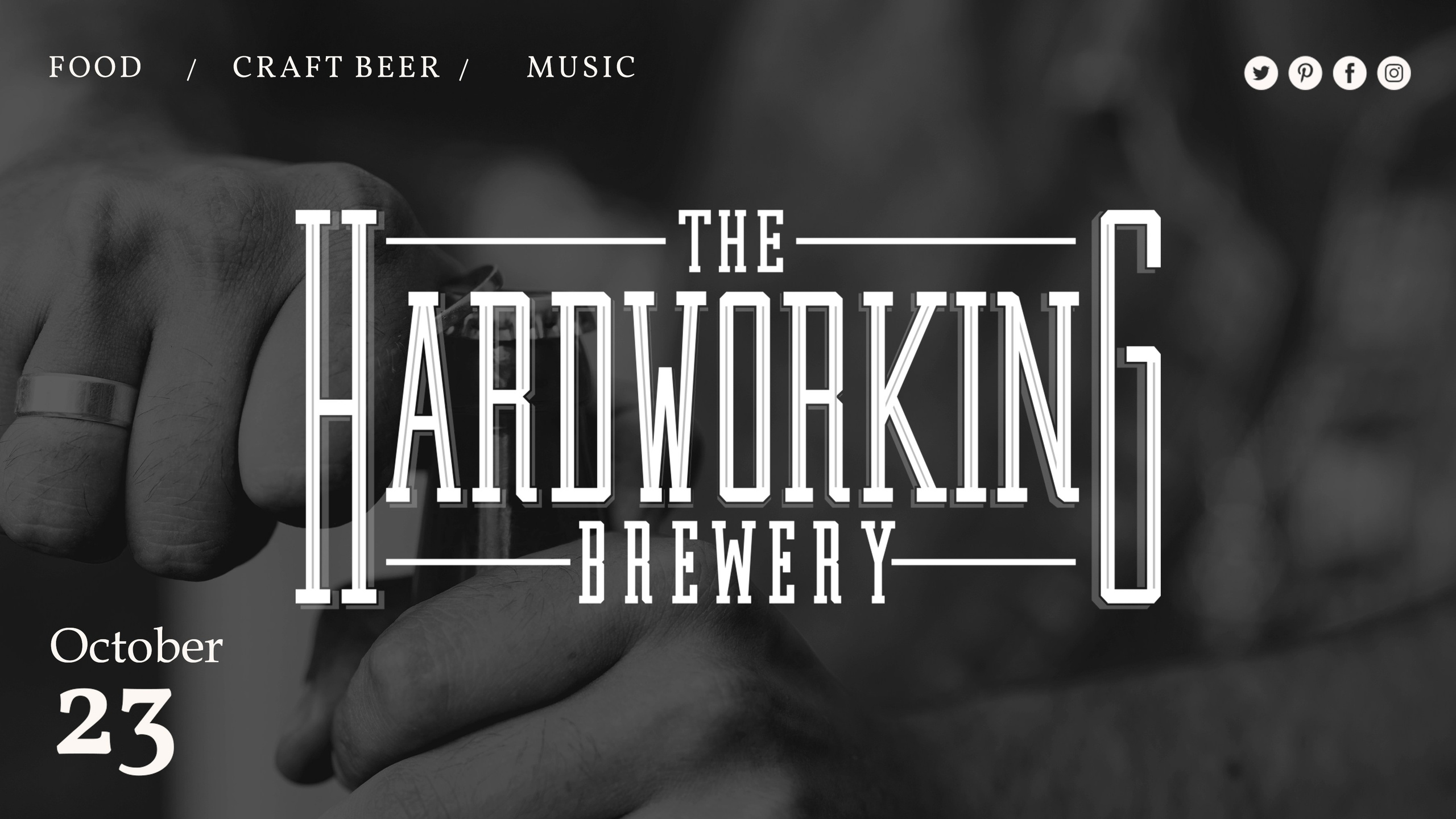 Пивоварня HARDWORKING. MoshaDesign