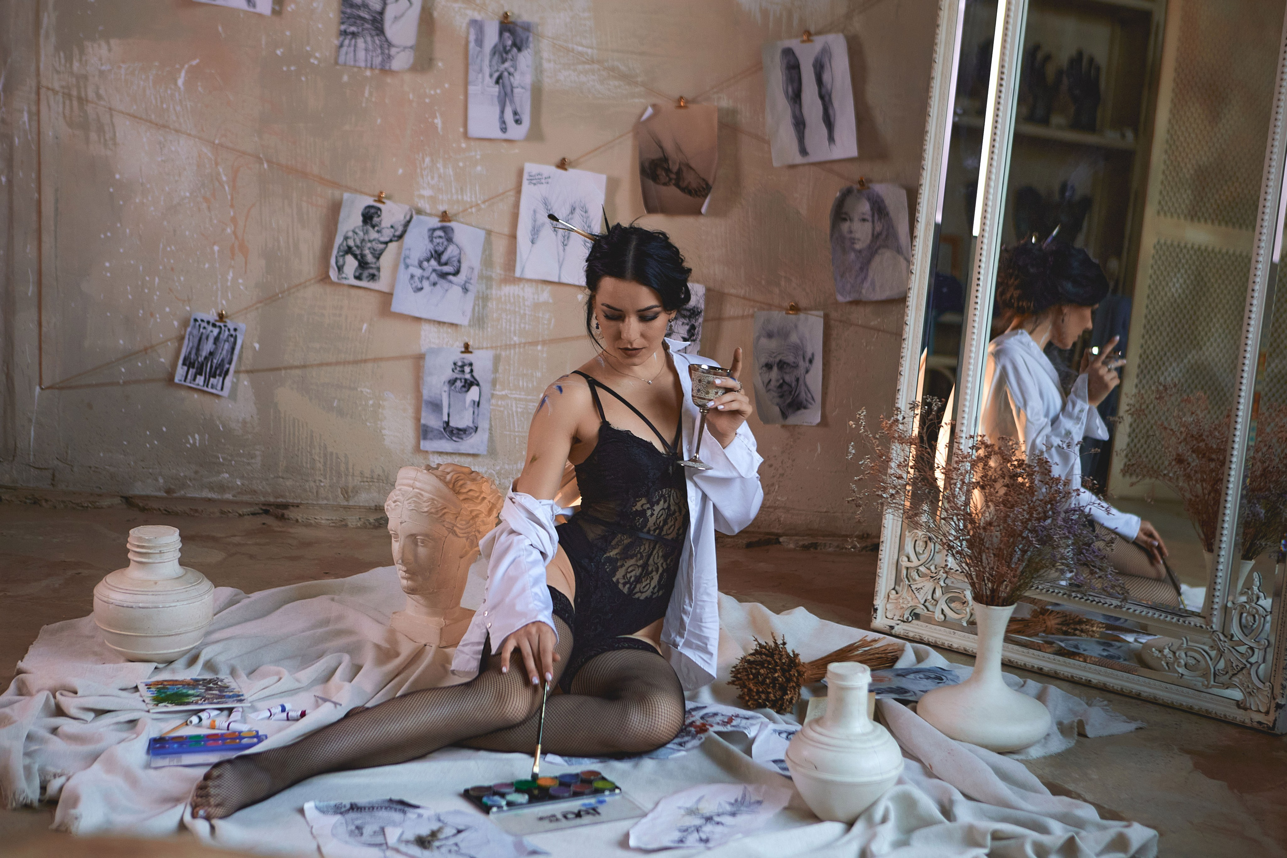 Портретная съемка в студии. Семейный и свадебный фотограф в Краснодаре Михеева Светлана