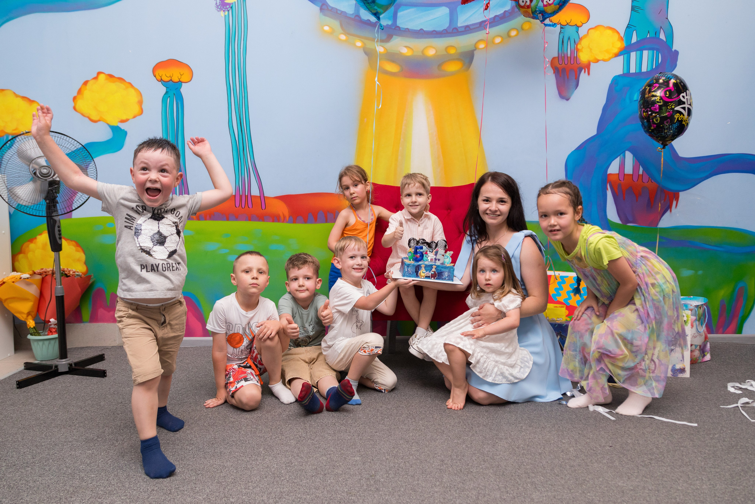 День рождения Феди, 5 лет. НЕОПАРК. Детский и контент фотограф Надя Волкова Санкт-Петербург