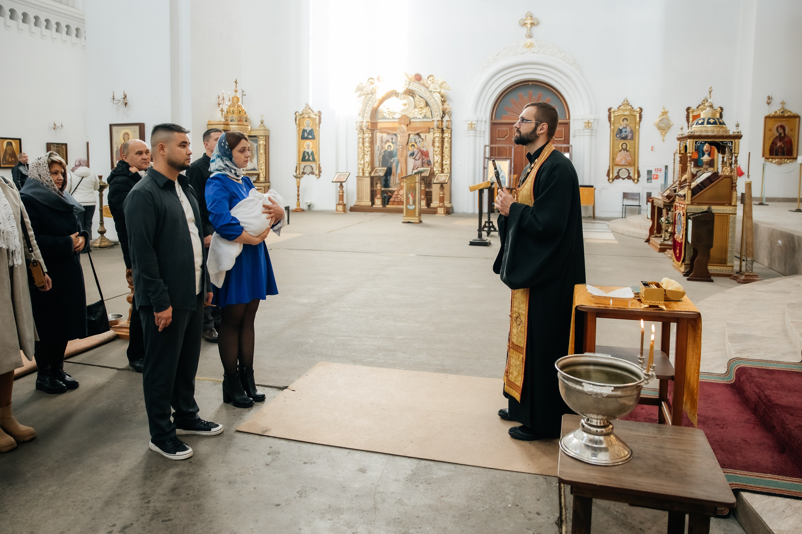 Крещение Мирославы. Храм иконы Божьей Матери «Всех скорбящих Радость». Фотограф ВИКА МЕДУЗА