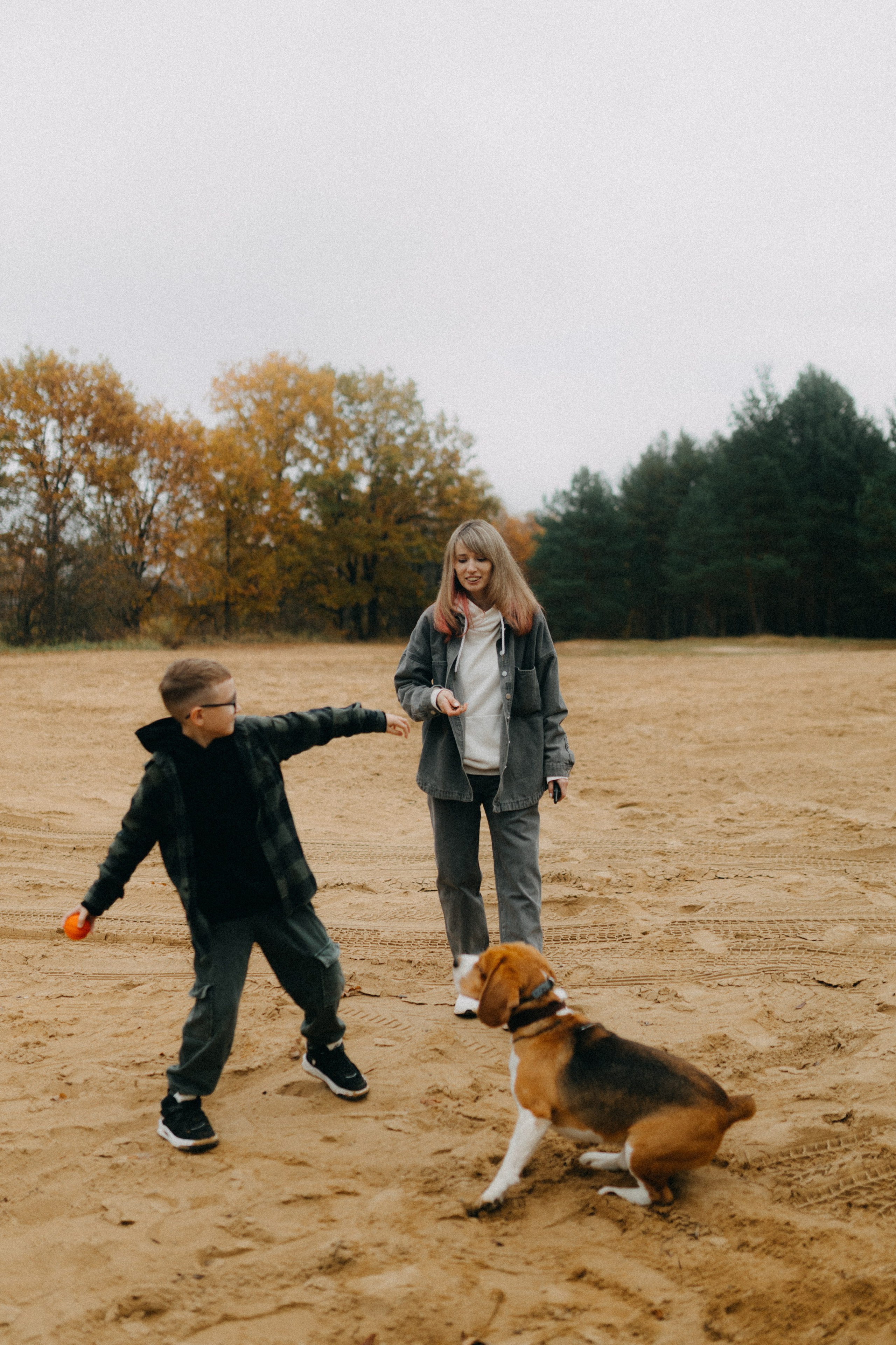 Ксюша & Федя. Прогулка с Лайдом. Фотограф НОГИНСК, Москва, Анастасия Белая