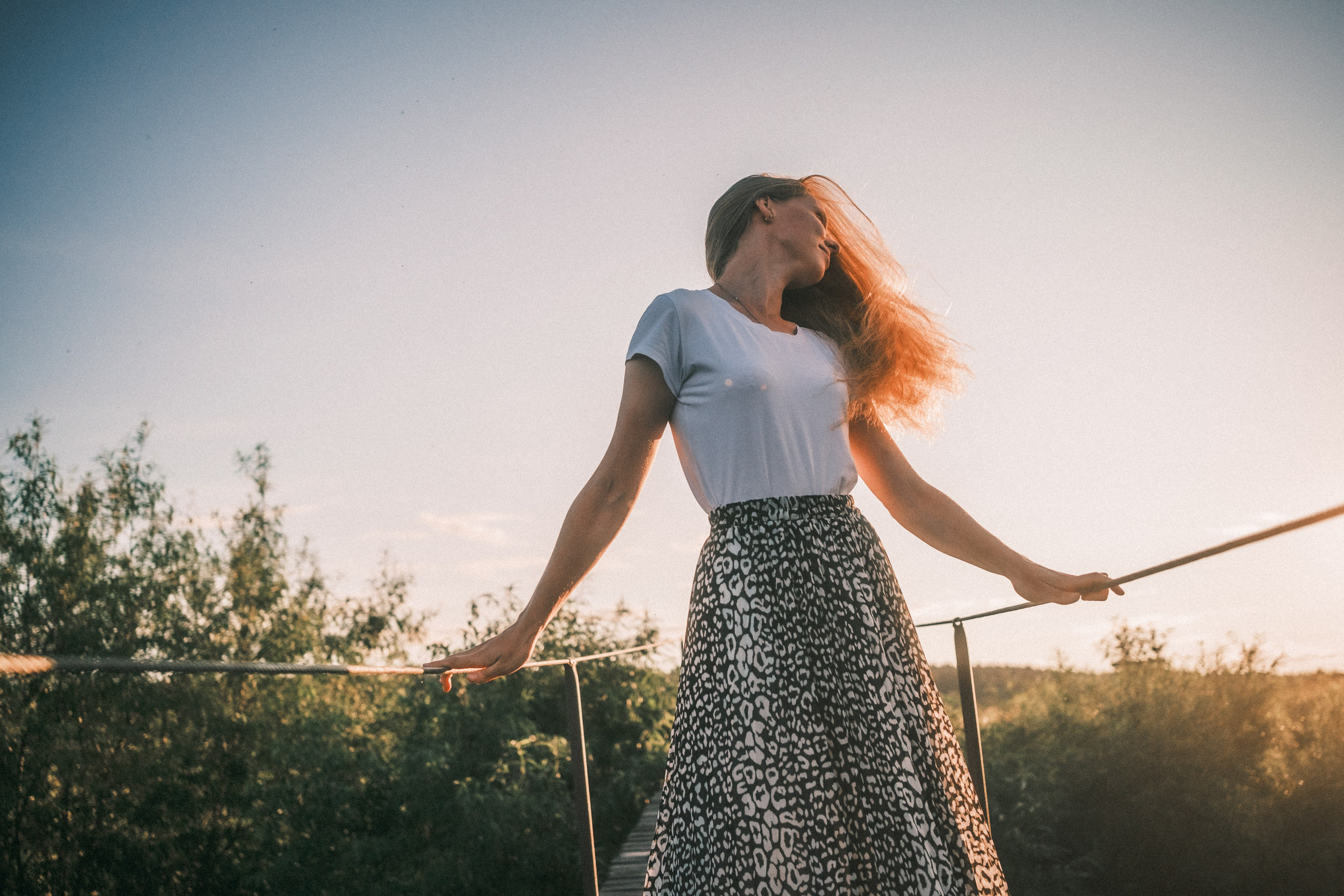 Полина на мосту. Фотограф в Москве Максим Скоробогатов