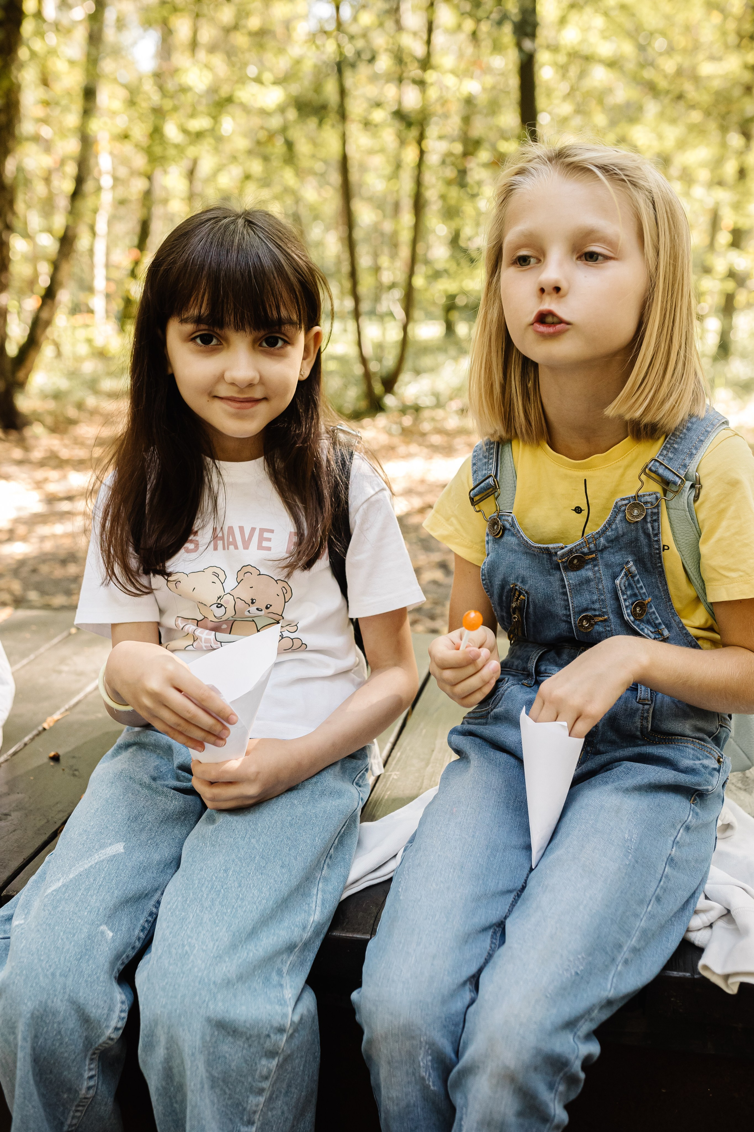 Репортаж школьной прогулки в парке. Семейный и женский фотограф в Москве Надежда Воробьева