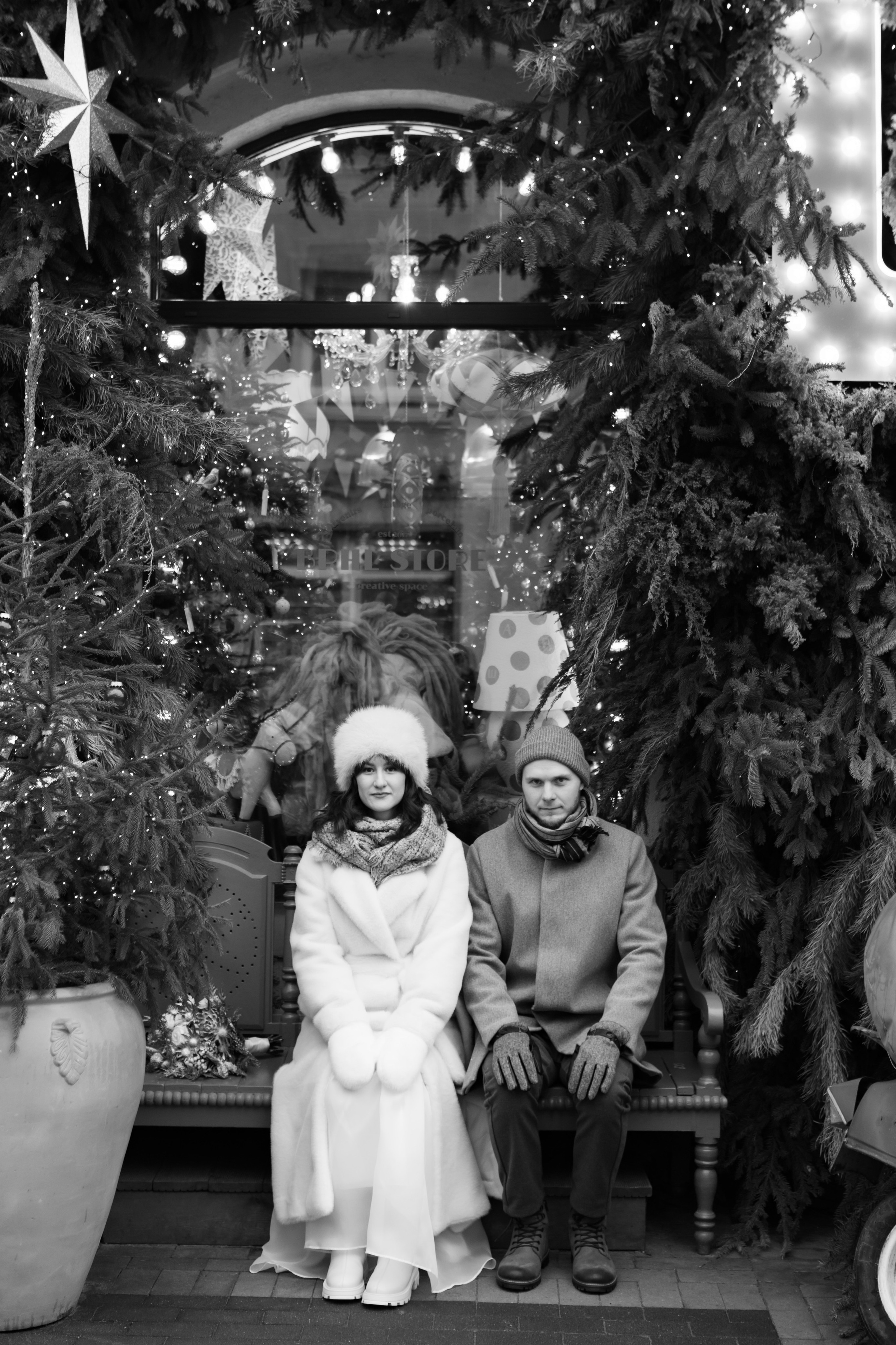 Свадебная фотосессия зимой. Свадебный фотограф Калининград