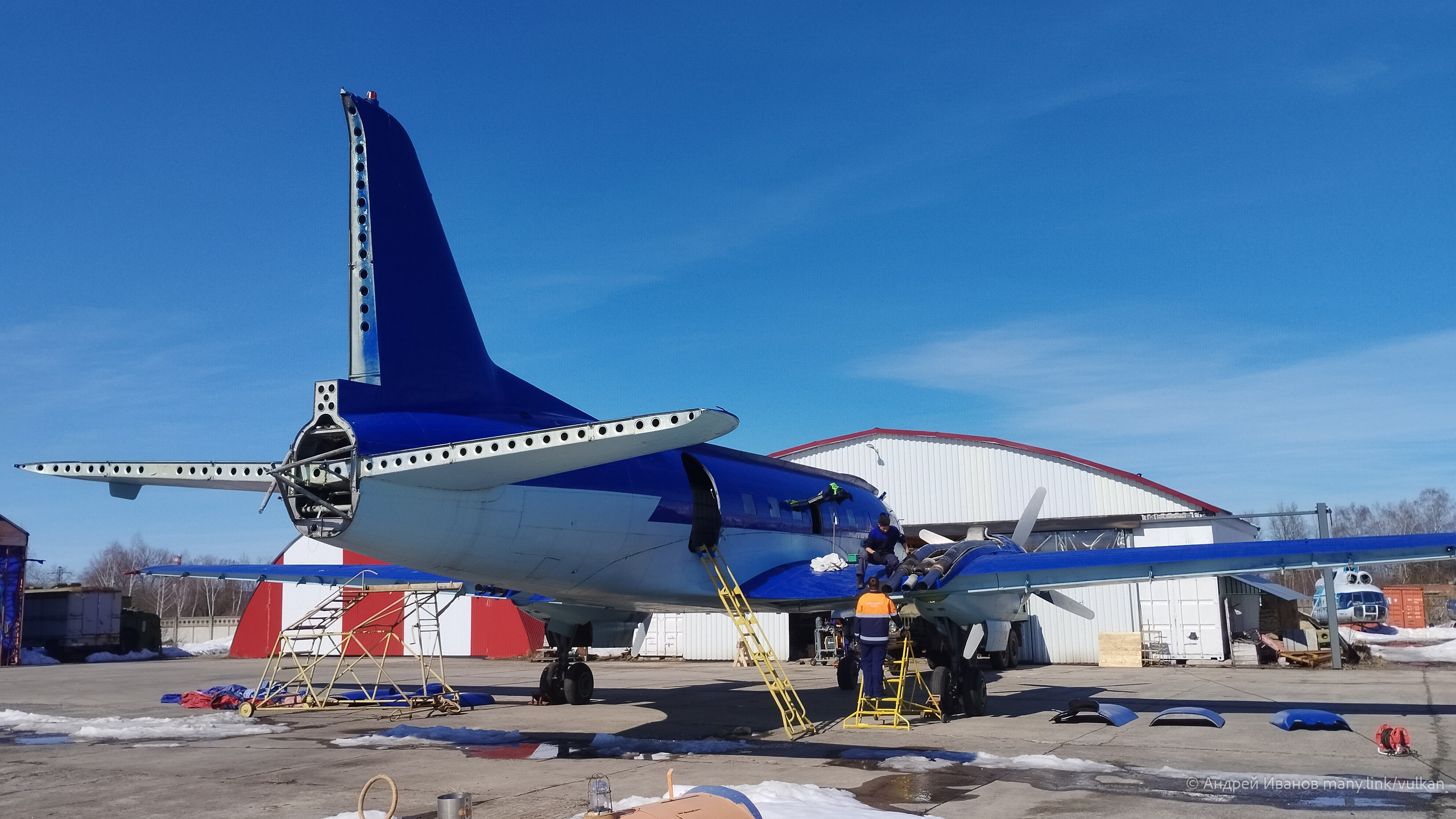Ил-14Т «Голубая Мечта» (2026 г.). Фотоальбом показывающий увлекательный мир авиации и мир медведей Андрея Иванова