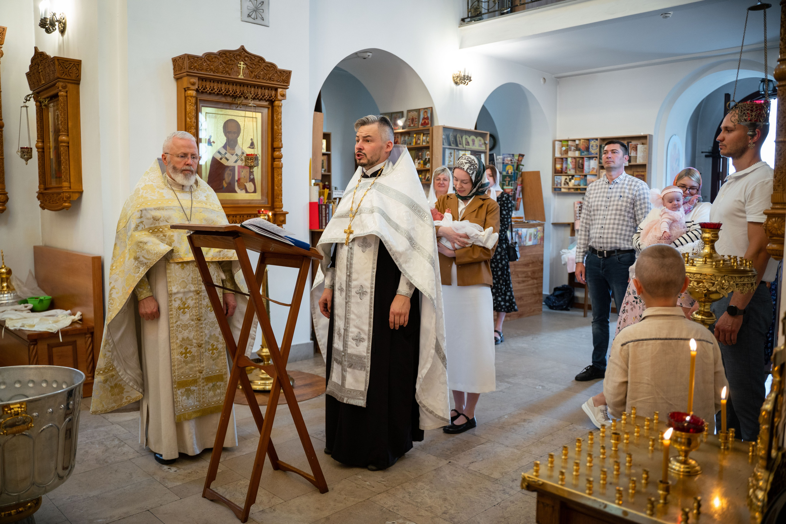 Крещение Александры. Фотограф Мария Орлова