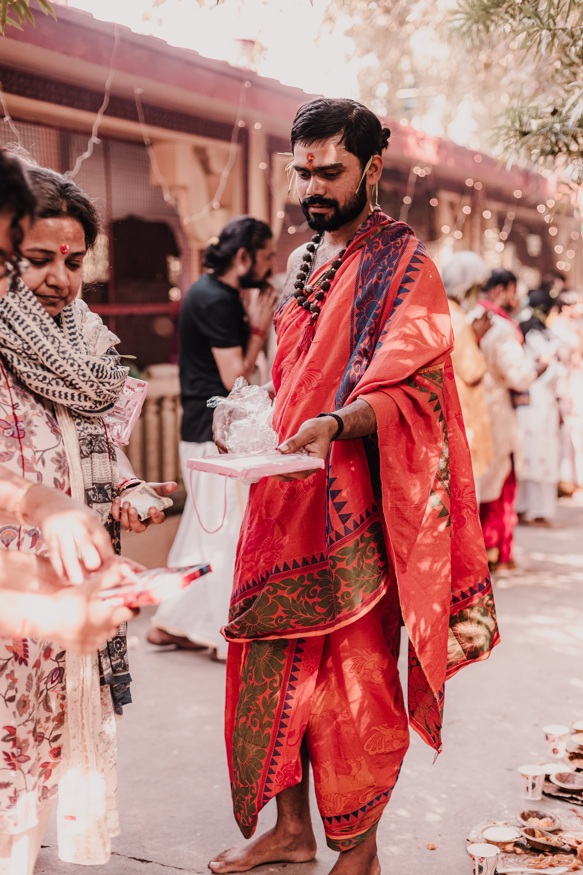 Navaratri yajna at Devraha Baba Ji ashram. Мариам Багдасарян